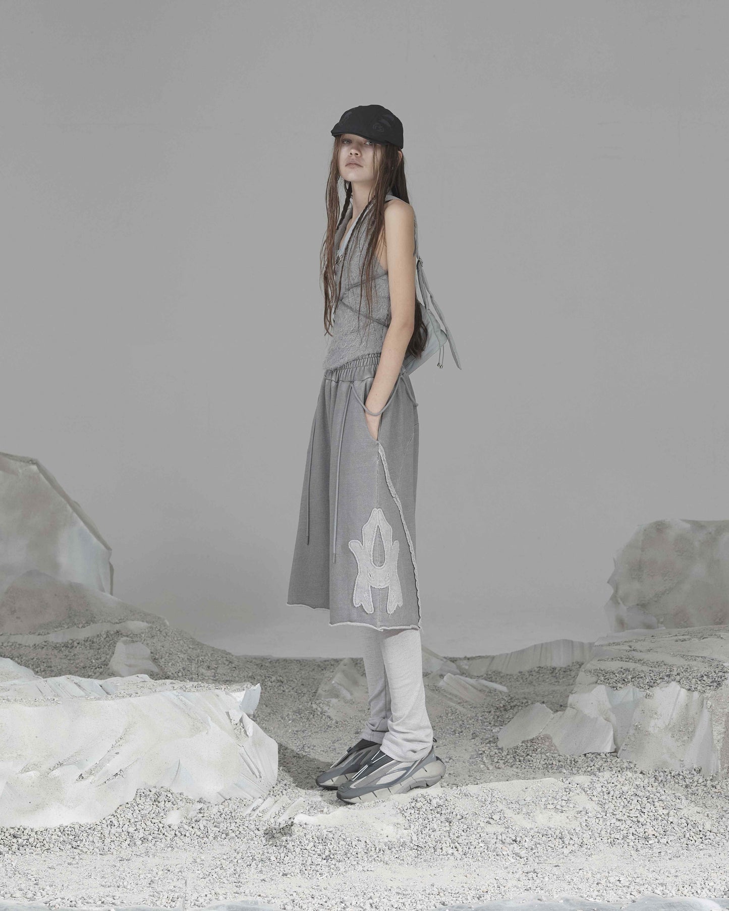 OJOS Rough Cut Half Pants