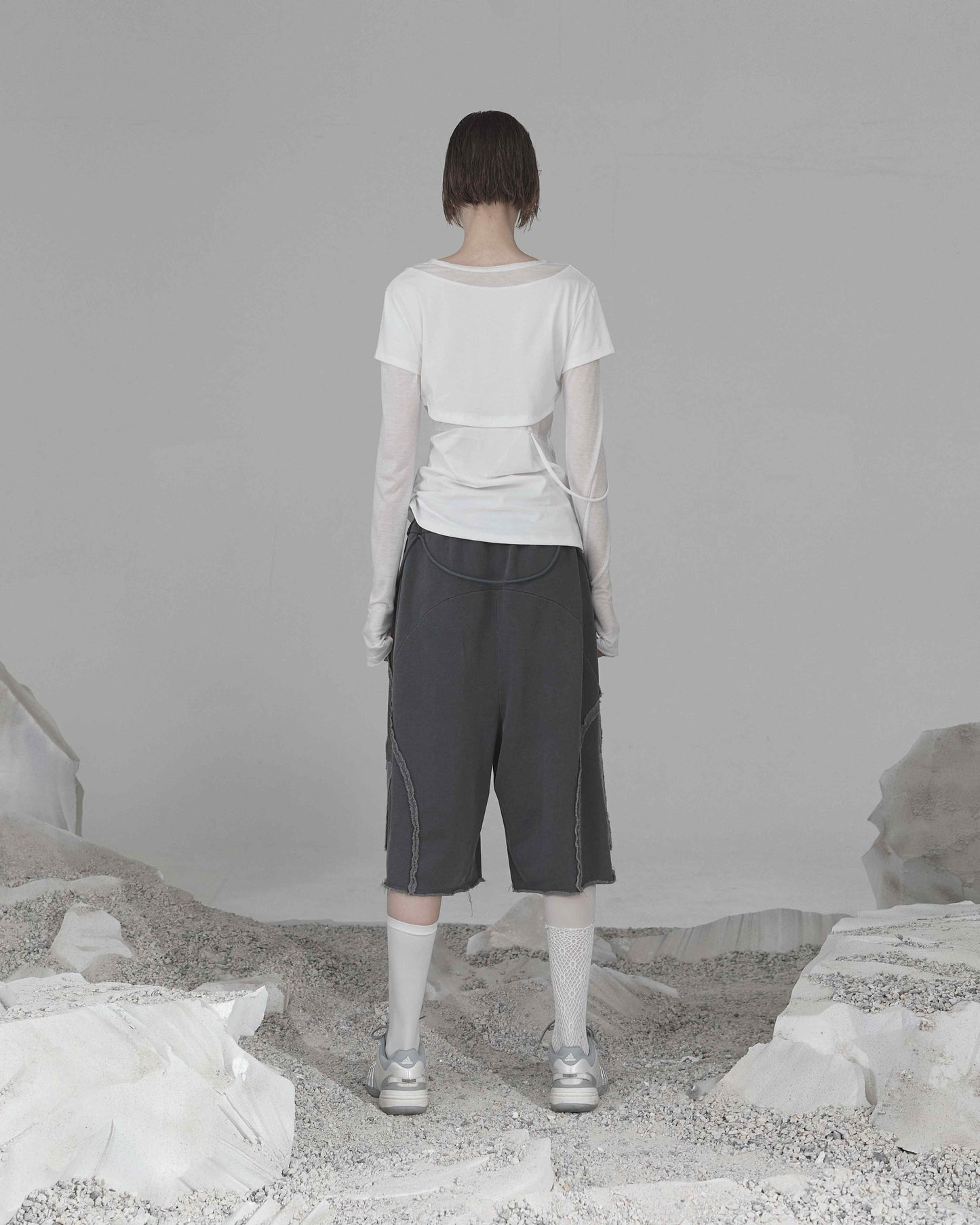 OJOS Rough Cut Half Pants