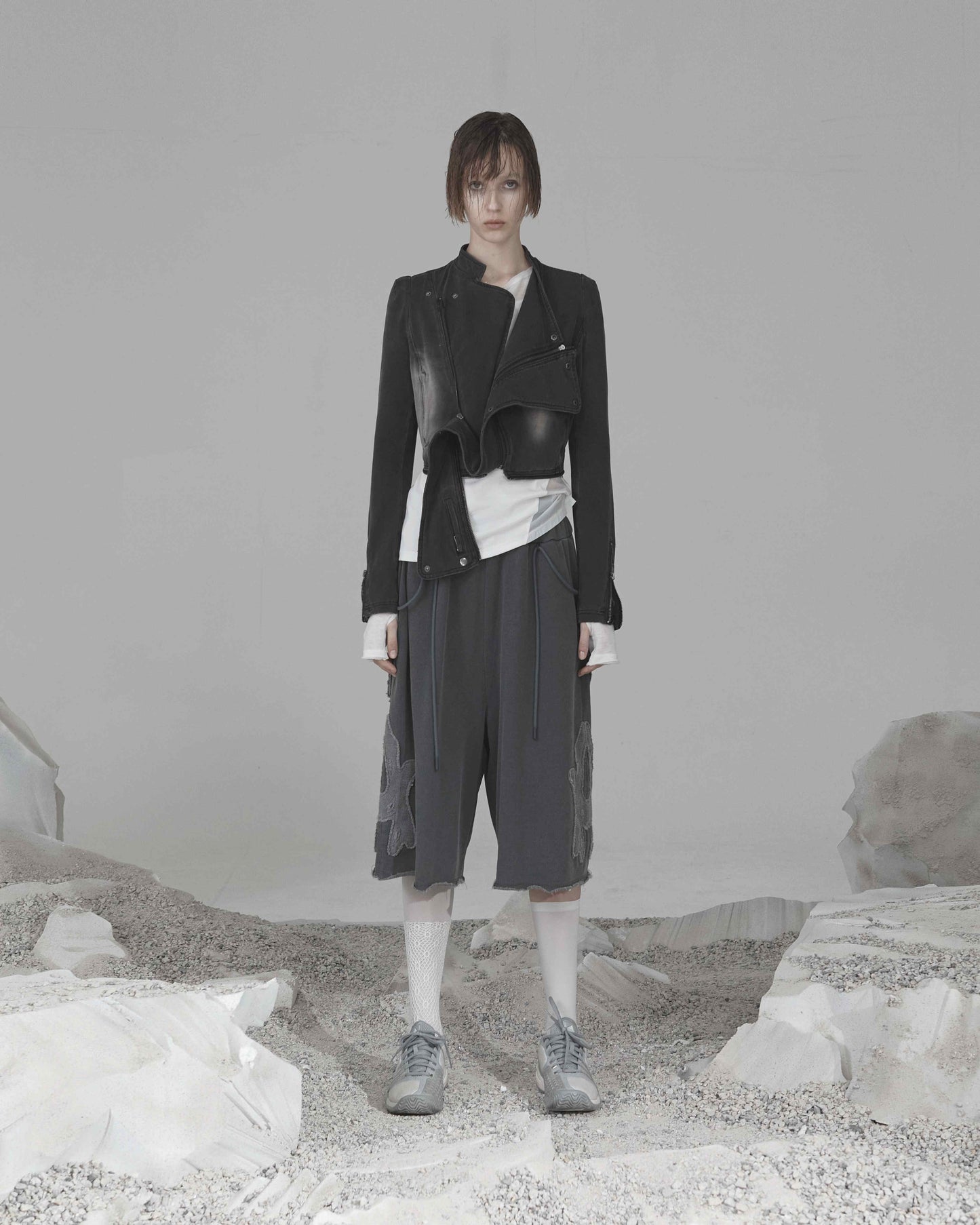 OJOS Rough Cut Half Pants
