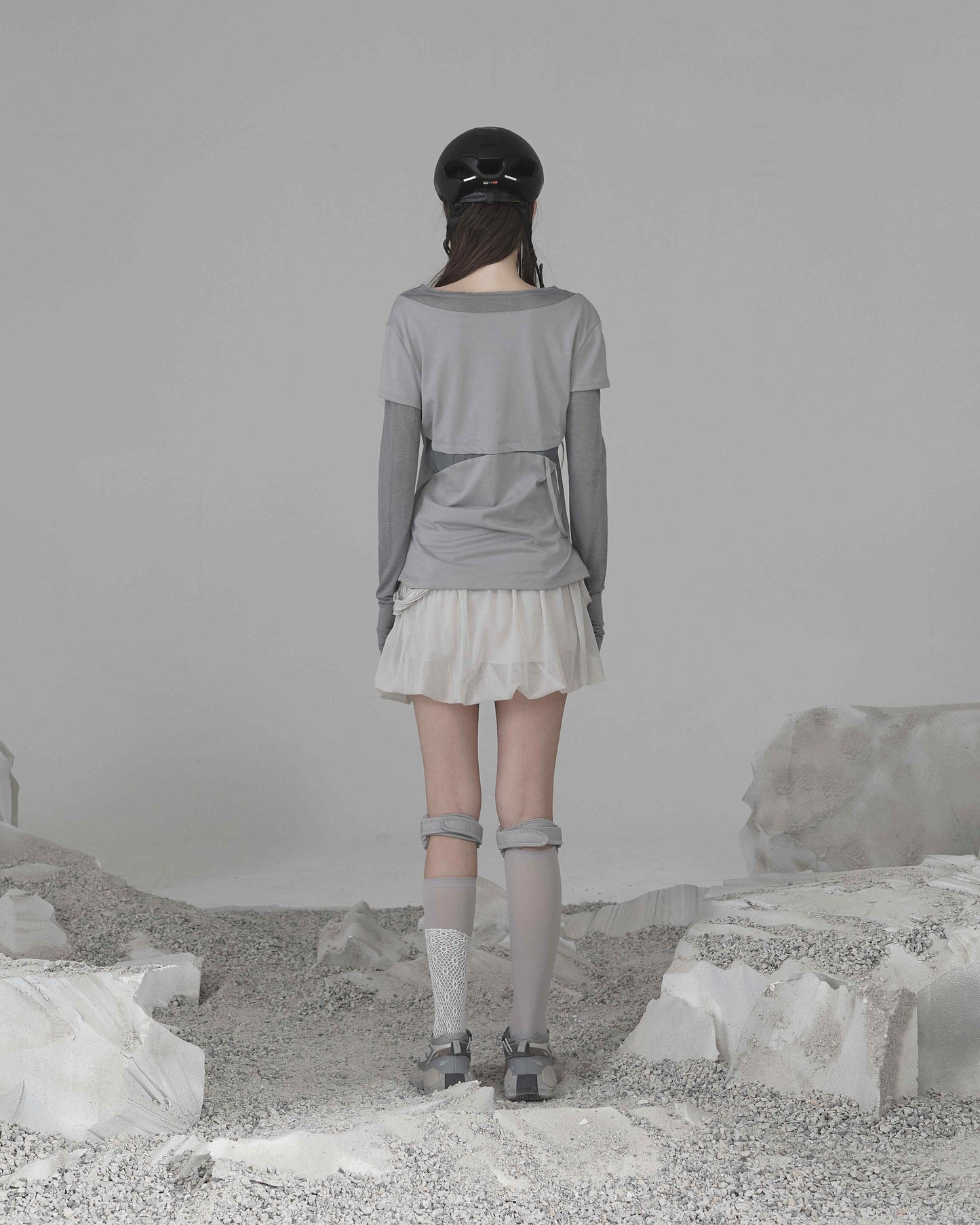 OJOS Layered Shoulder Strap Long Sleeves