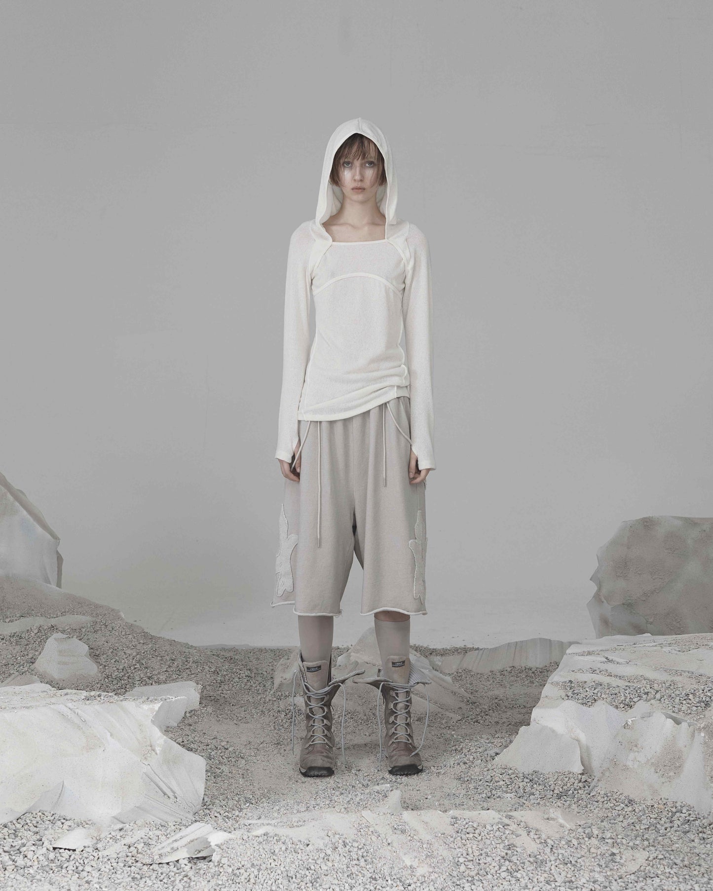OJOS Rough Cut Half Pants