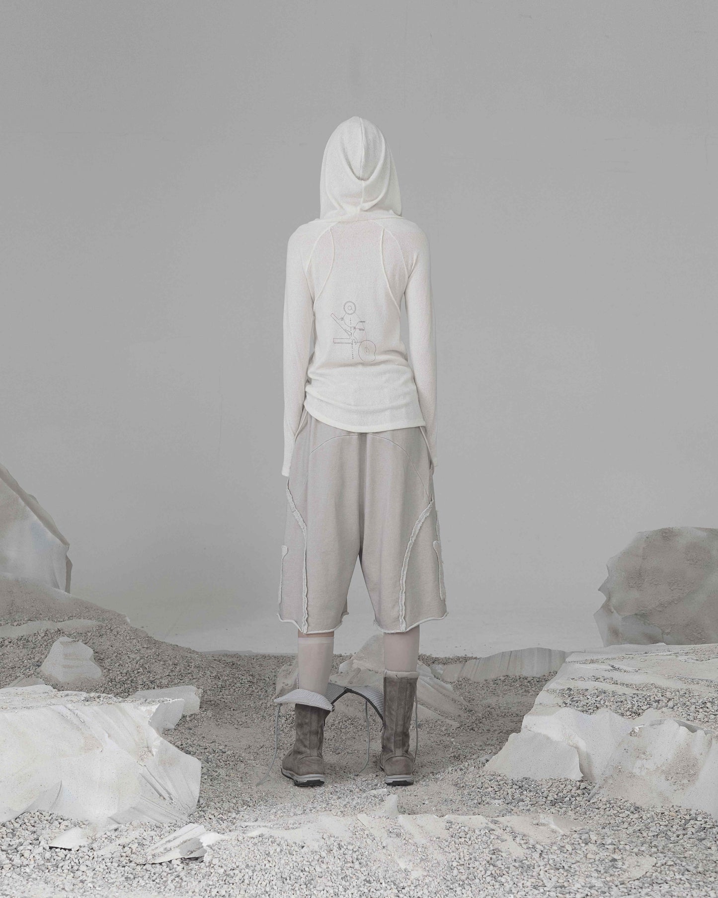OJOS Rough Cut Half Pants