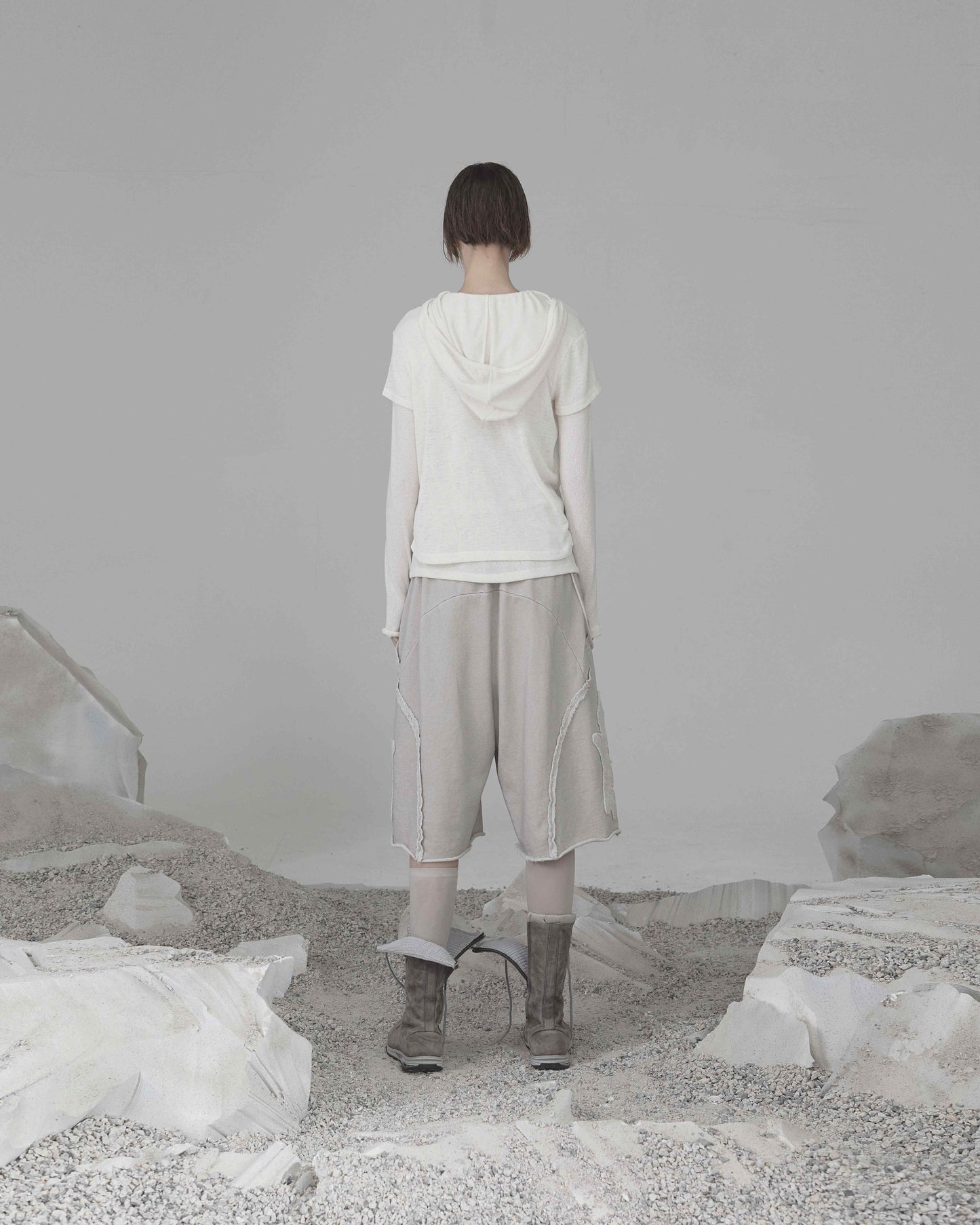 OJOS Rough Cut Half Pants
