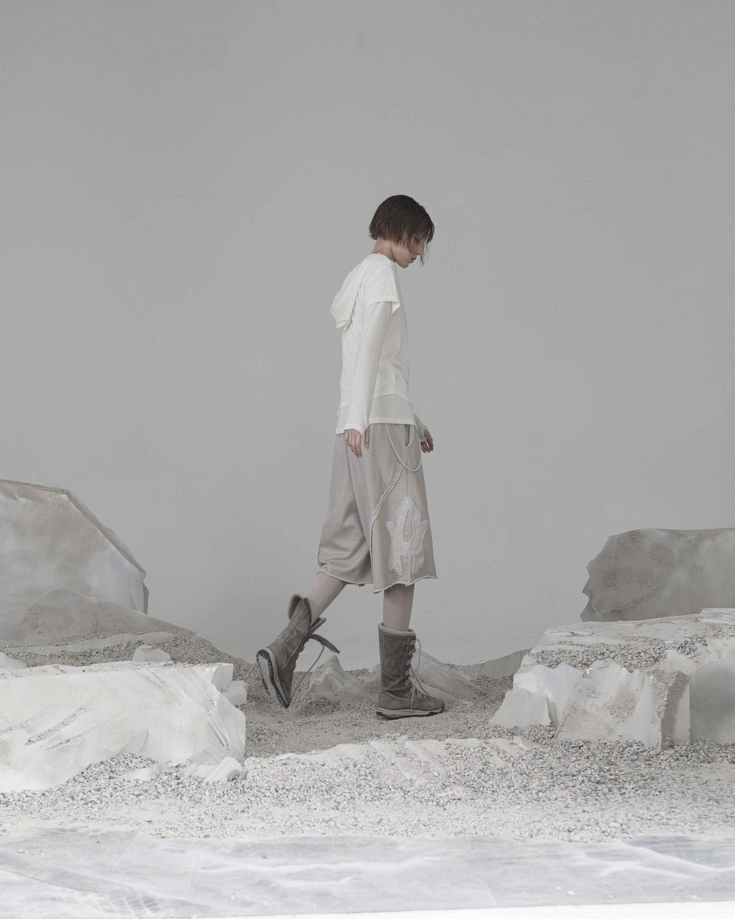 OJOS Rough Cut Half Pants