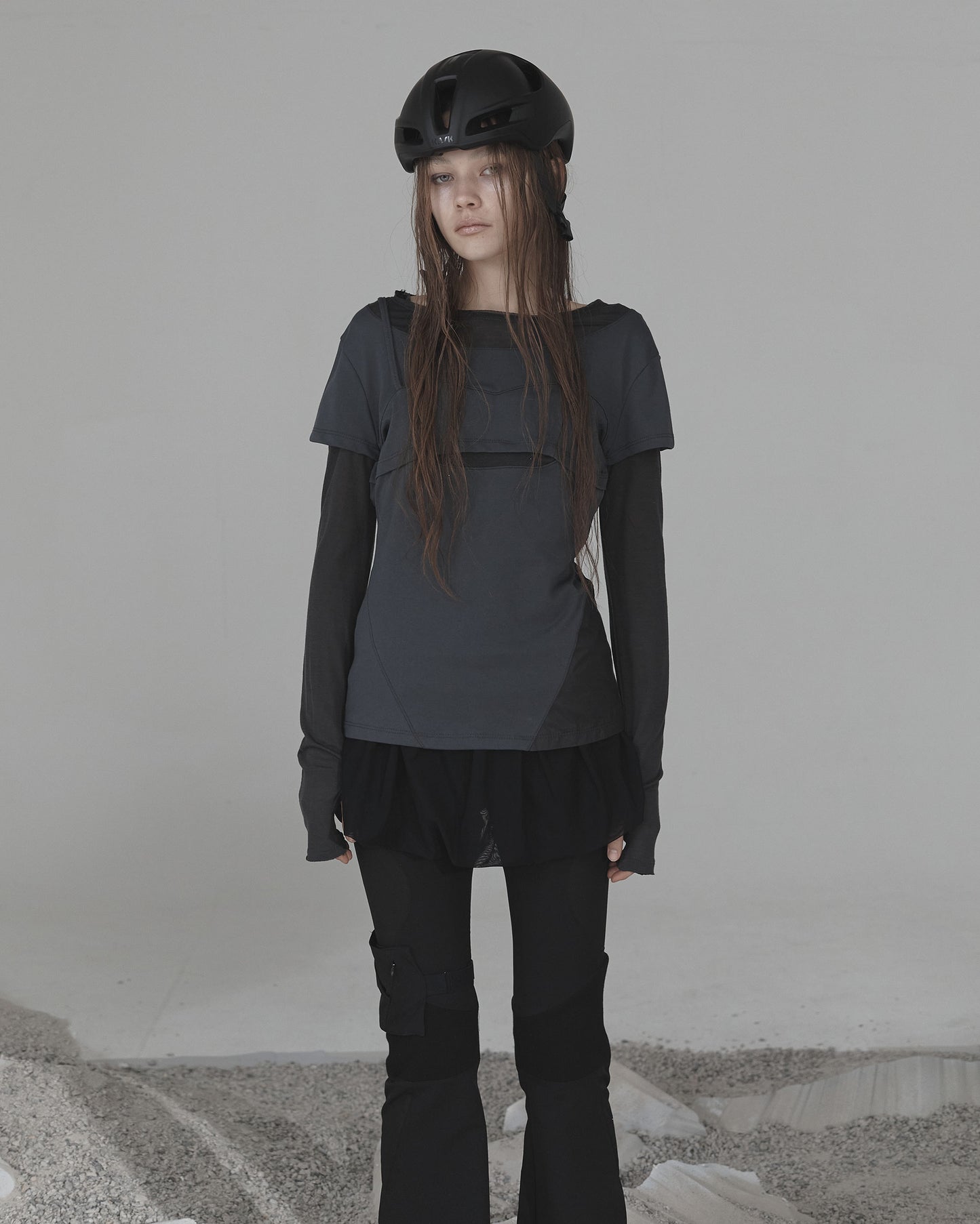 Ojos Detachable Pouch Nylon Pants