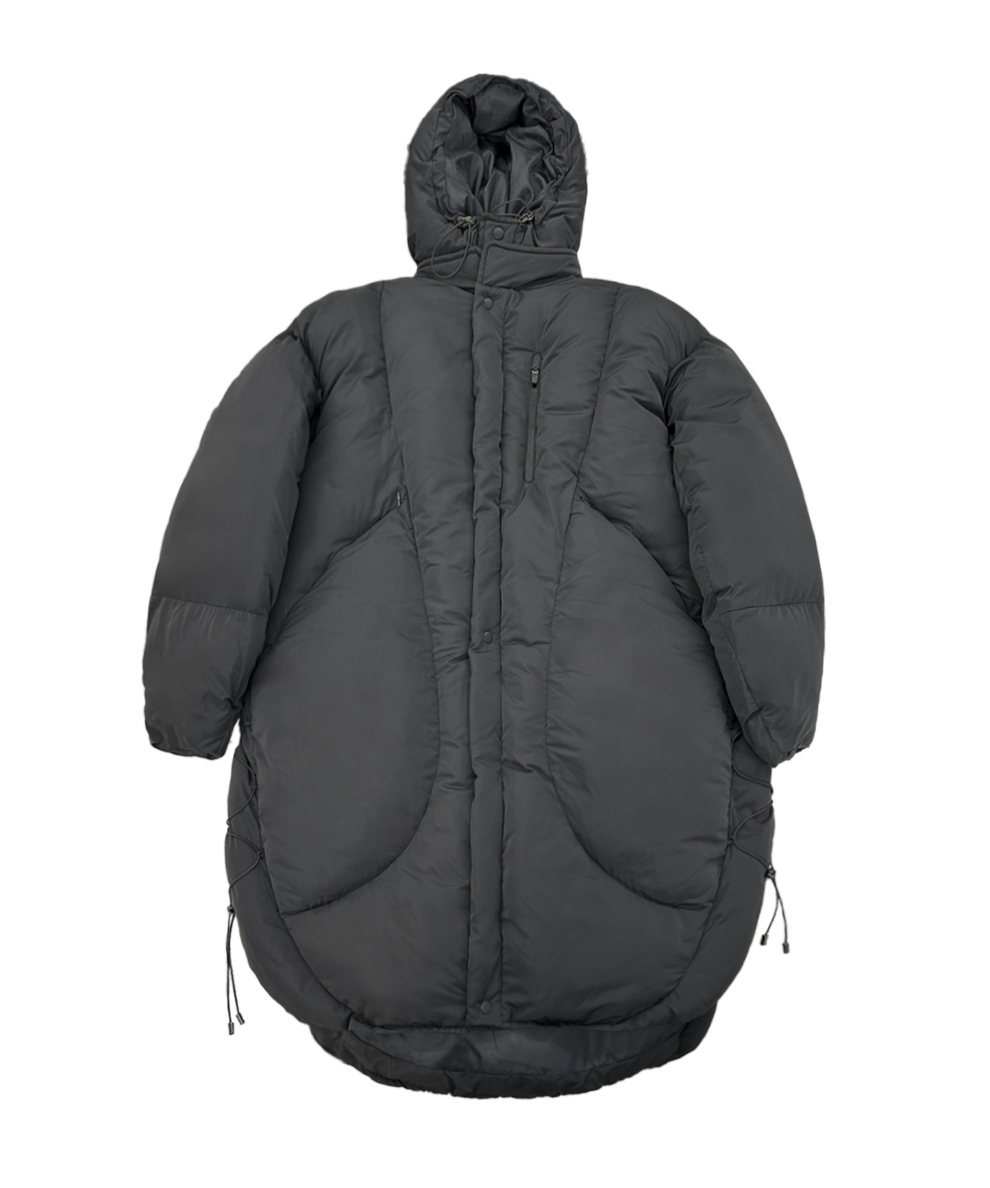 Ojos Adjustable Long Puffer Coat