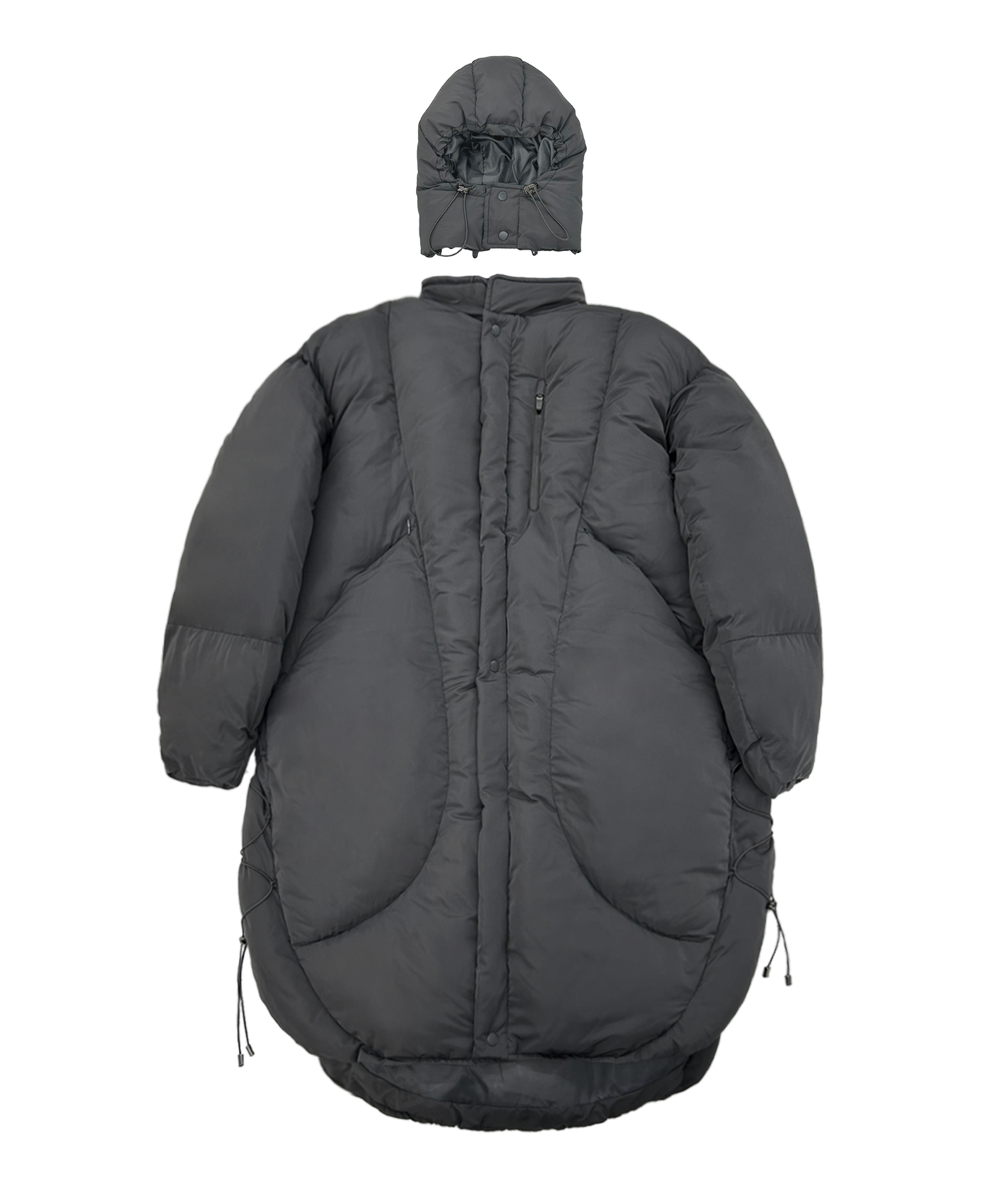 Ojos Adjustable Long Puffer Coat