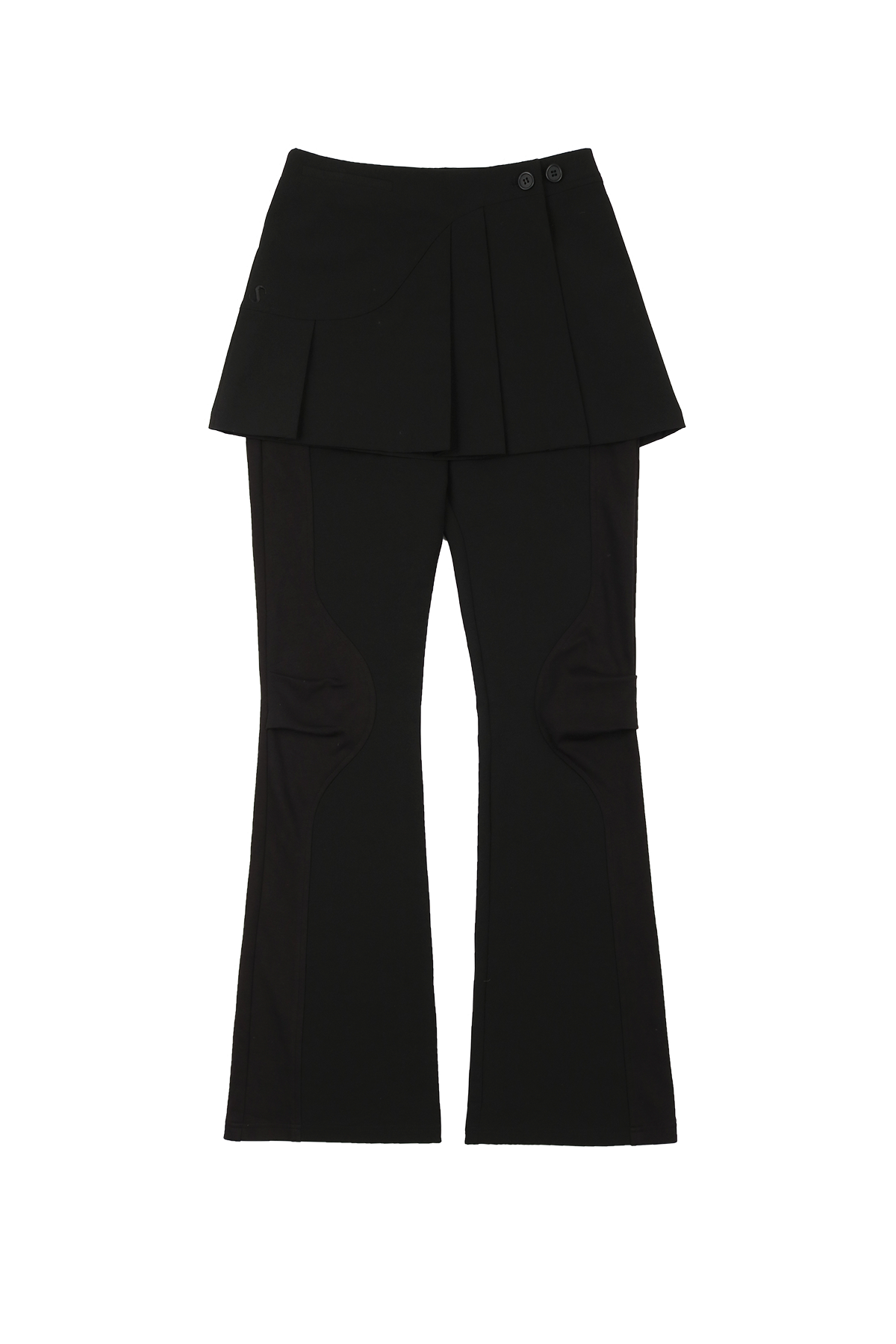 Ojos 2-way Pleats Skirt Pants – DALAC SEOUL - Main Image