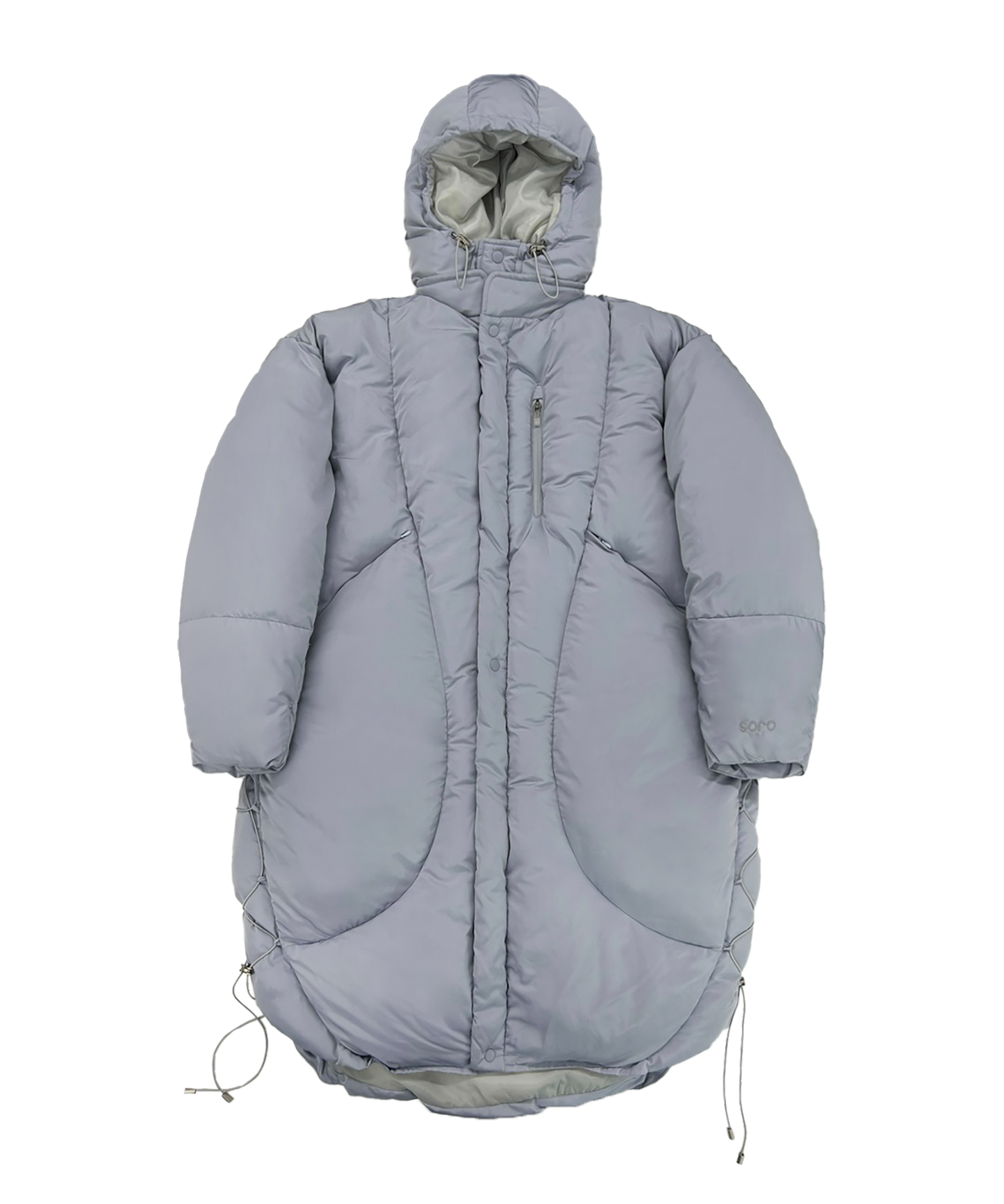 Ojos Adjustable Long Puffer Coat