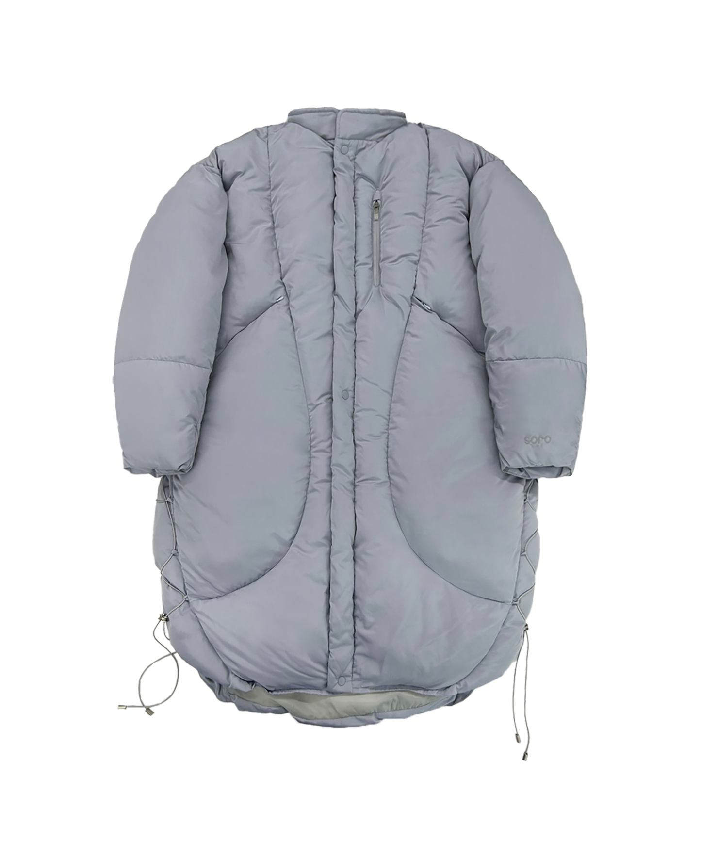 Ojos Adjustable Long Puffer Coat