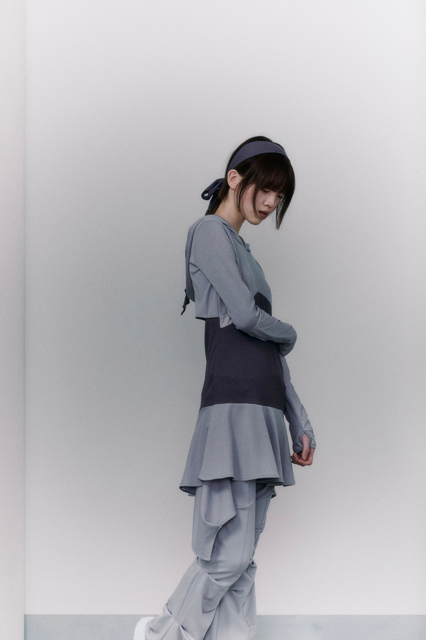 Ojos Wrap Over Tuck Pants