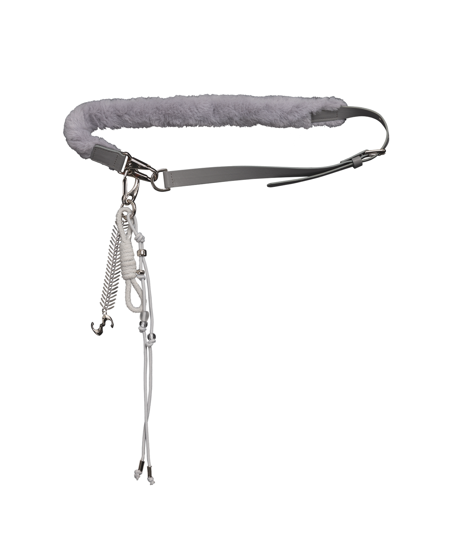 Ojos Leather Wallet Fur Belt