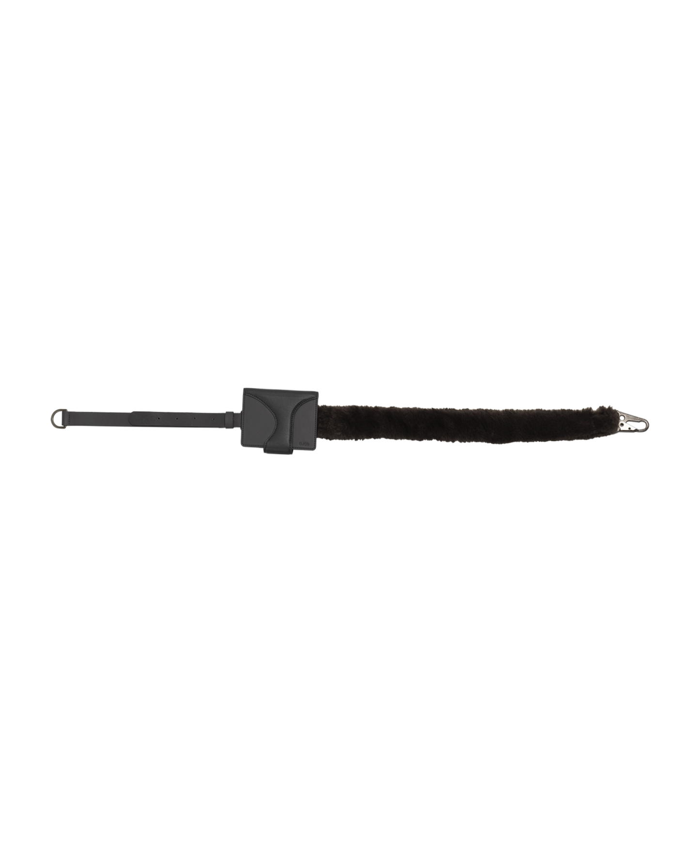 Ojos Leather Wallet Fur Belt