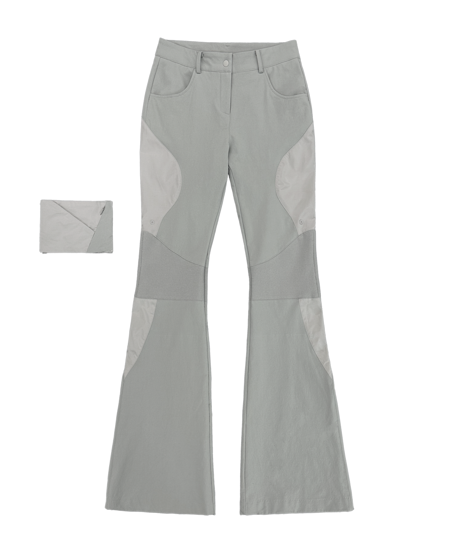 Ojos Detachable Pouch Nylon Pants