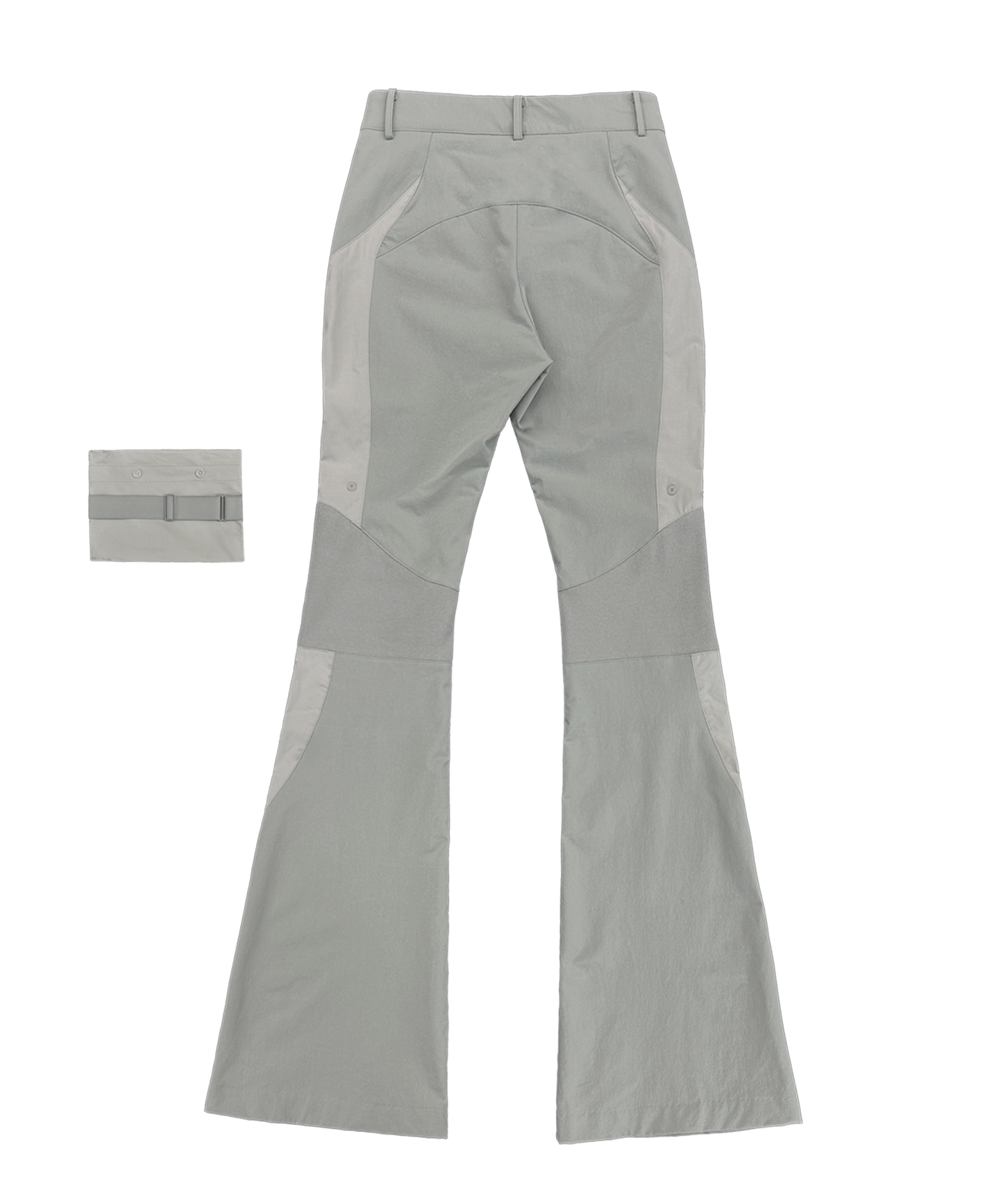 Ojos Detachable Pouch Nylon Pants