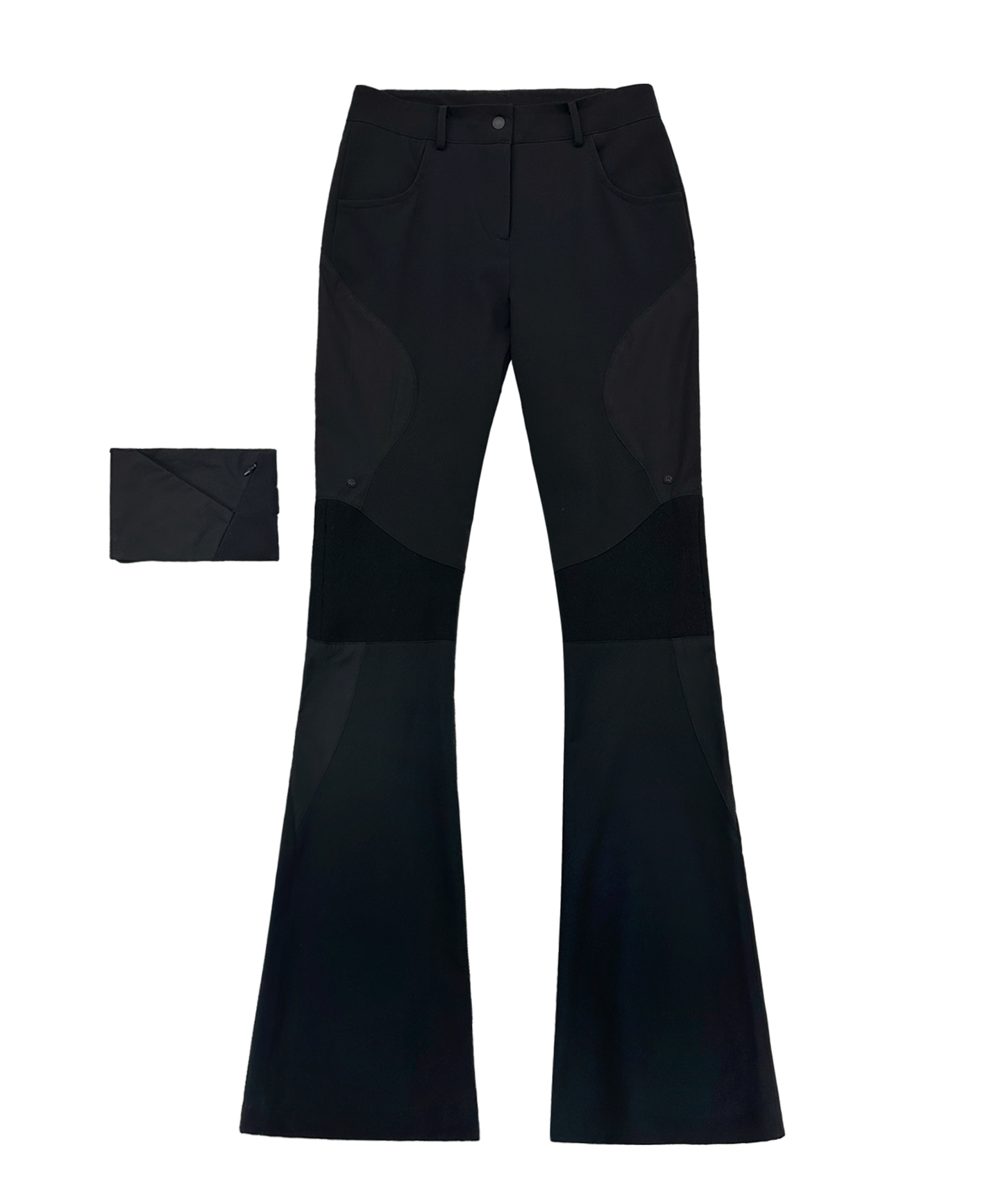 Ojos Detachable Pouch Nylon Pants