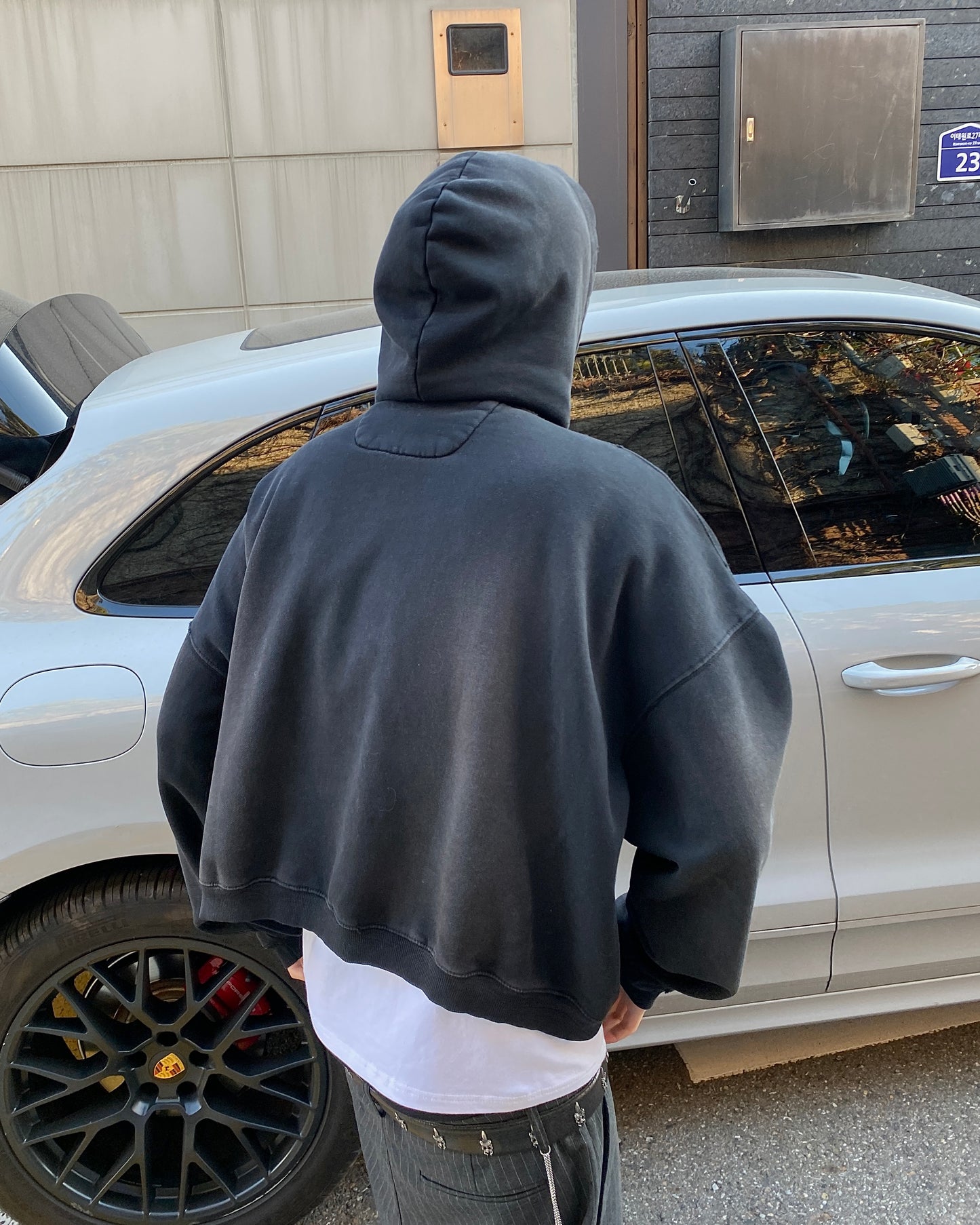 Undermycar SUSPICIOUS MESSAGE PRINTED HOODIE