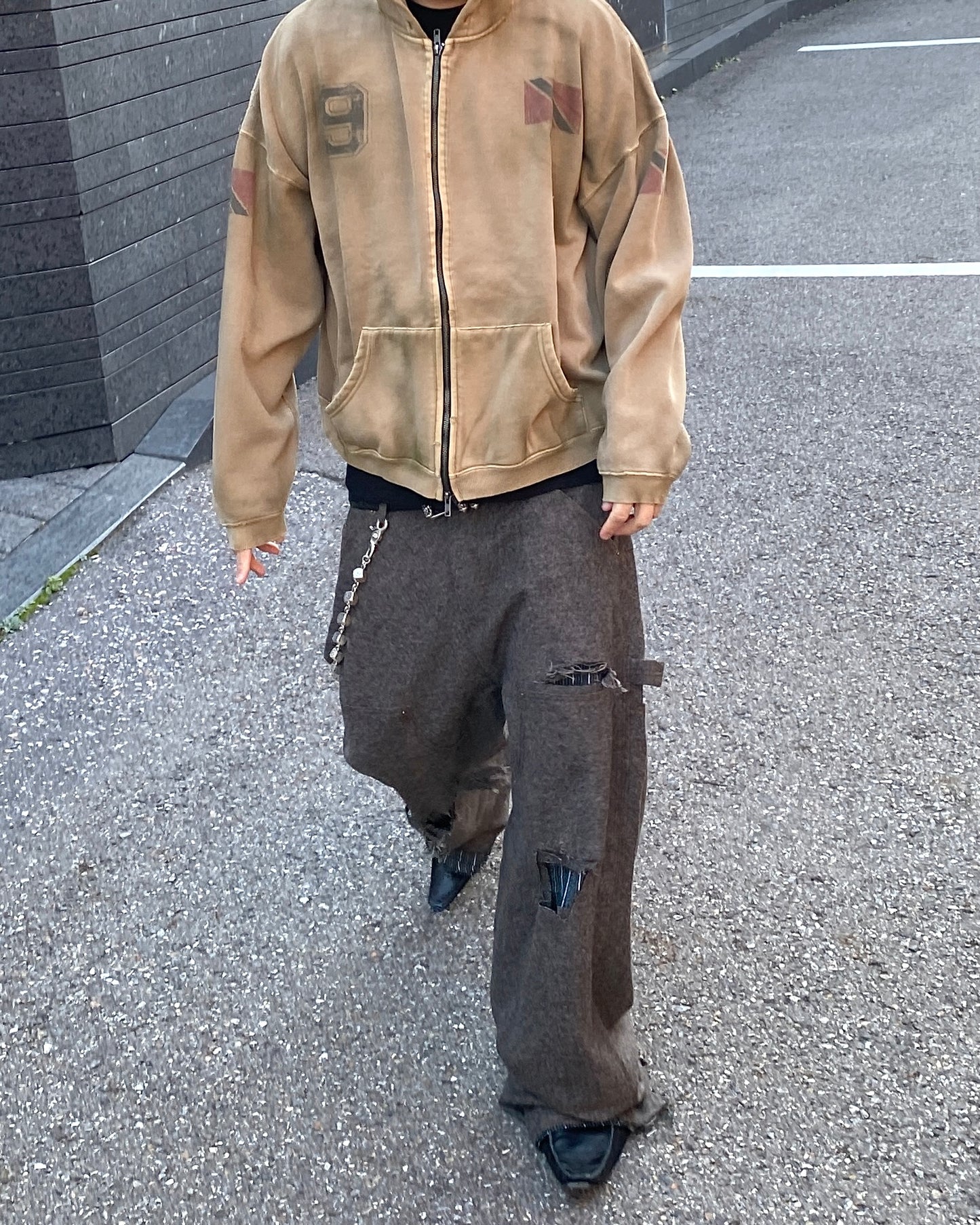 Undermycar VINTAGE FLAG TRINIDAD TOBAGO ZIPPED HOODIE