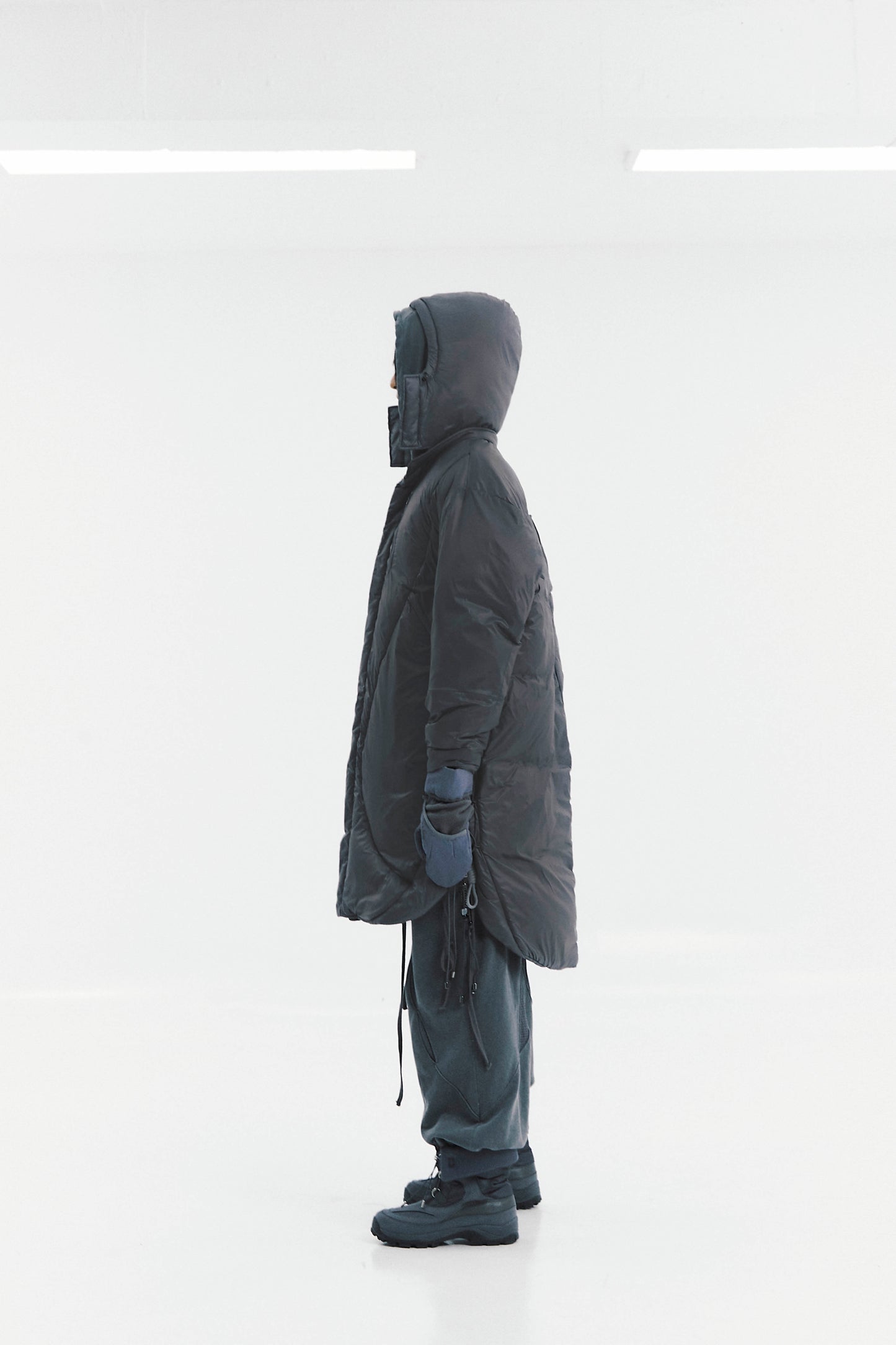 Ojos Adjustable Long Puffer Coat
