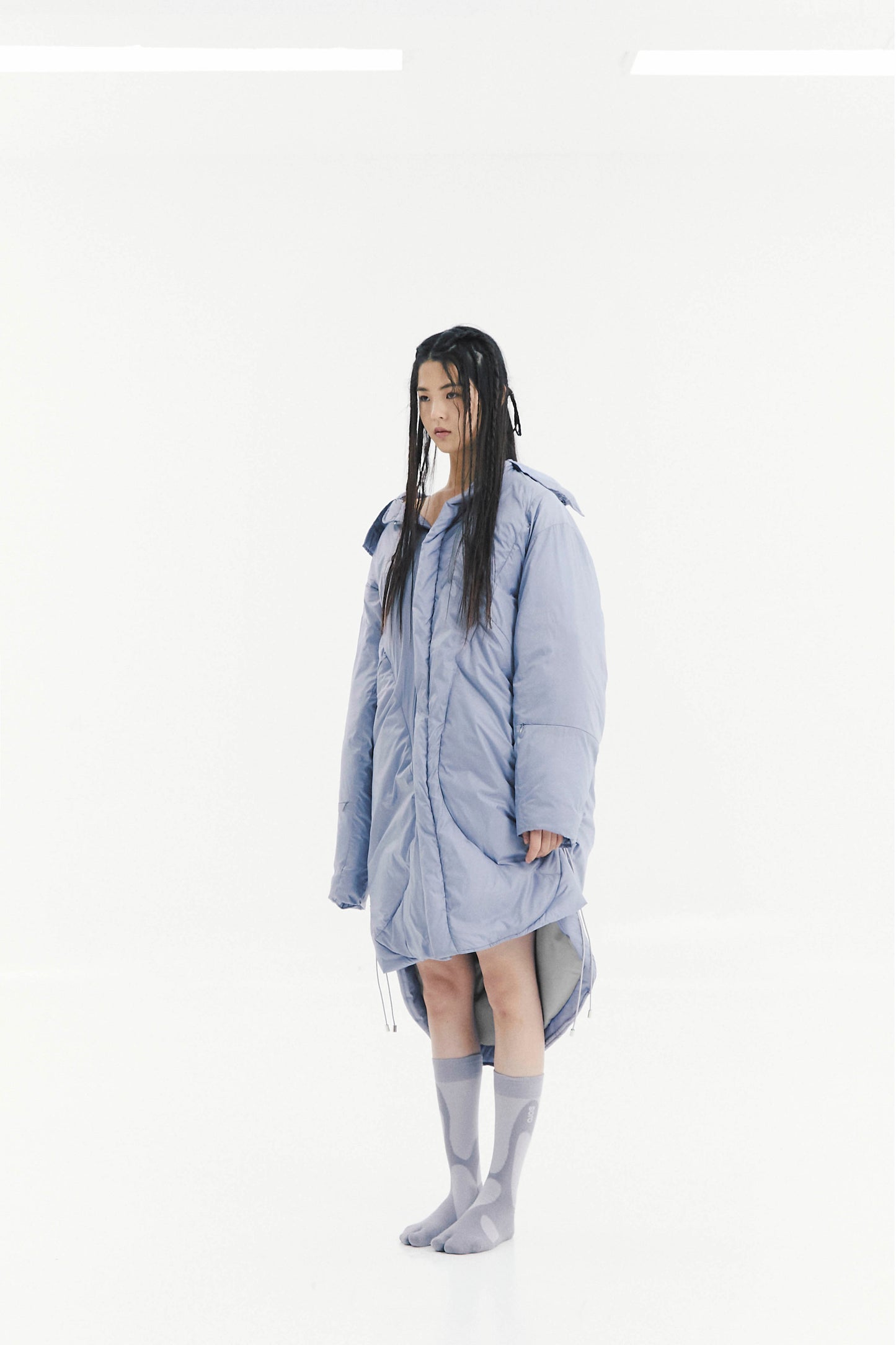 Ojos Adjustable Long Puffer Coat