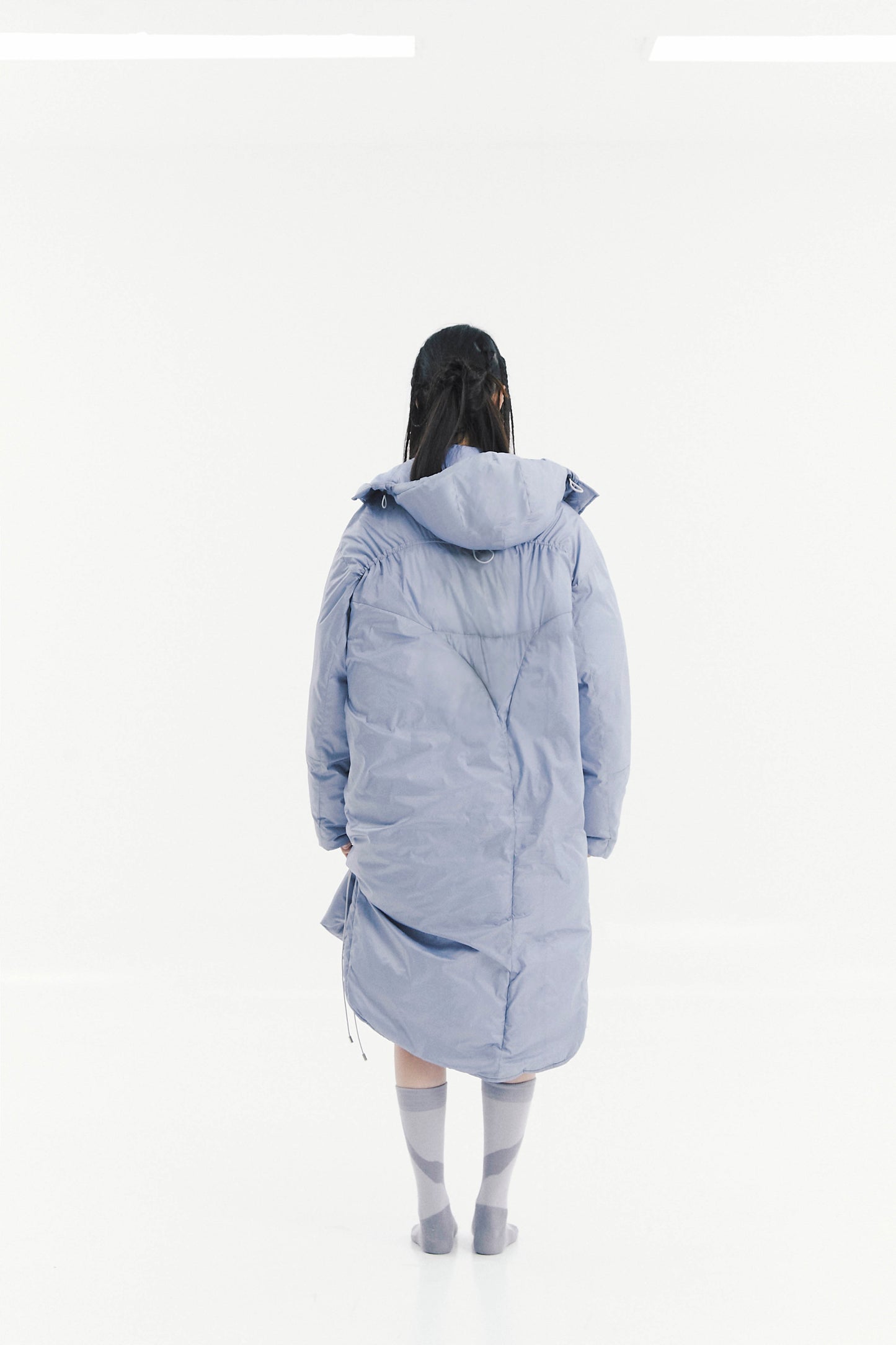Ojos Adjustable Long Puffer Coat
