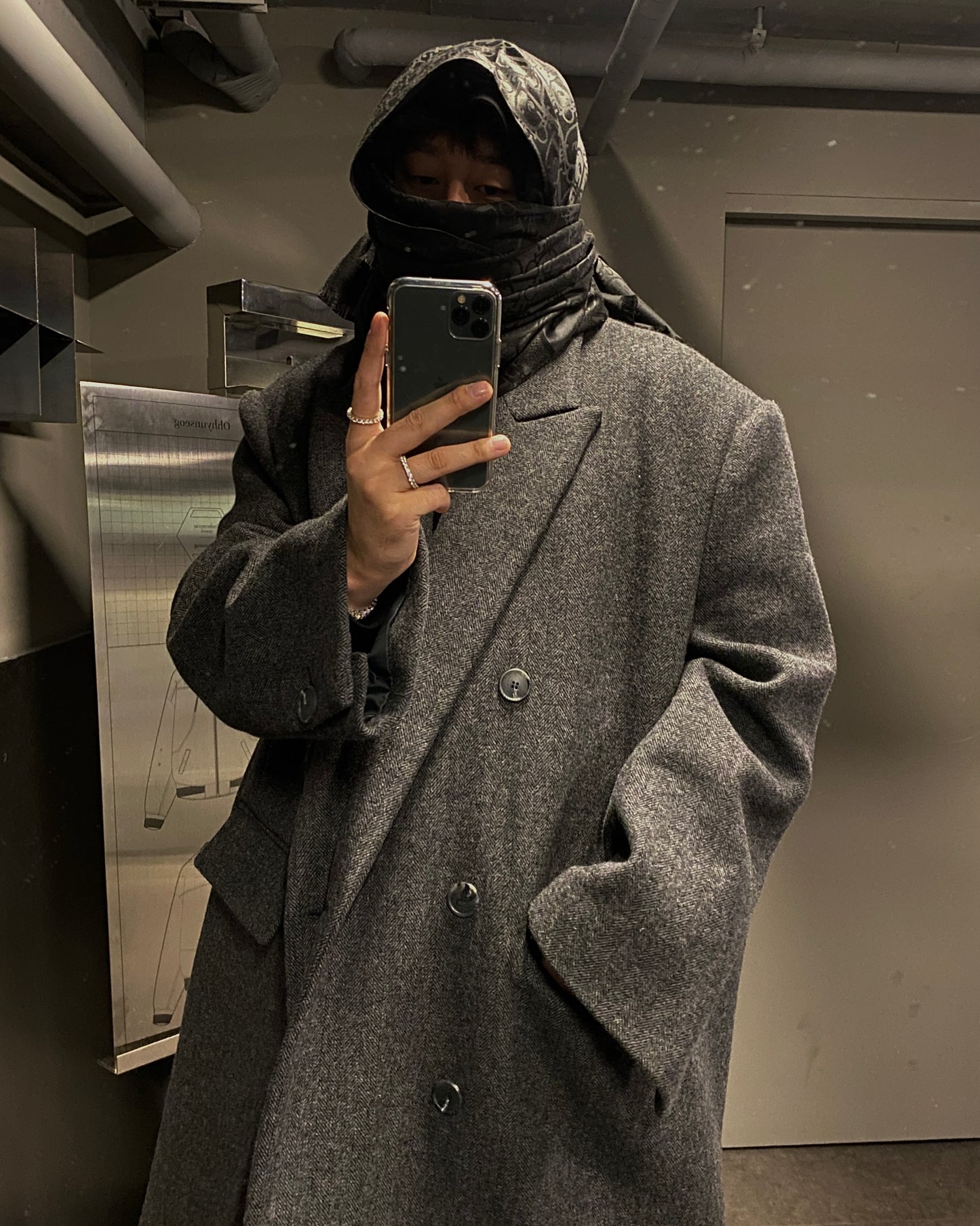 Undermycar OVER BOXY FIT TAILORED COAT