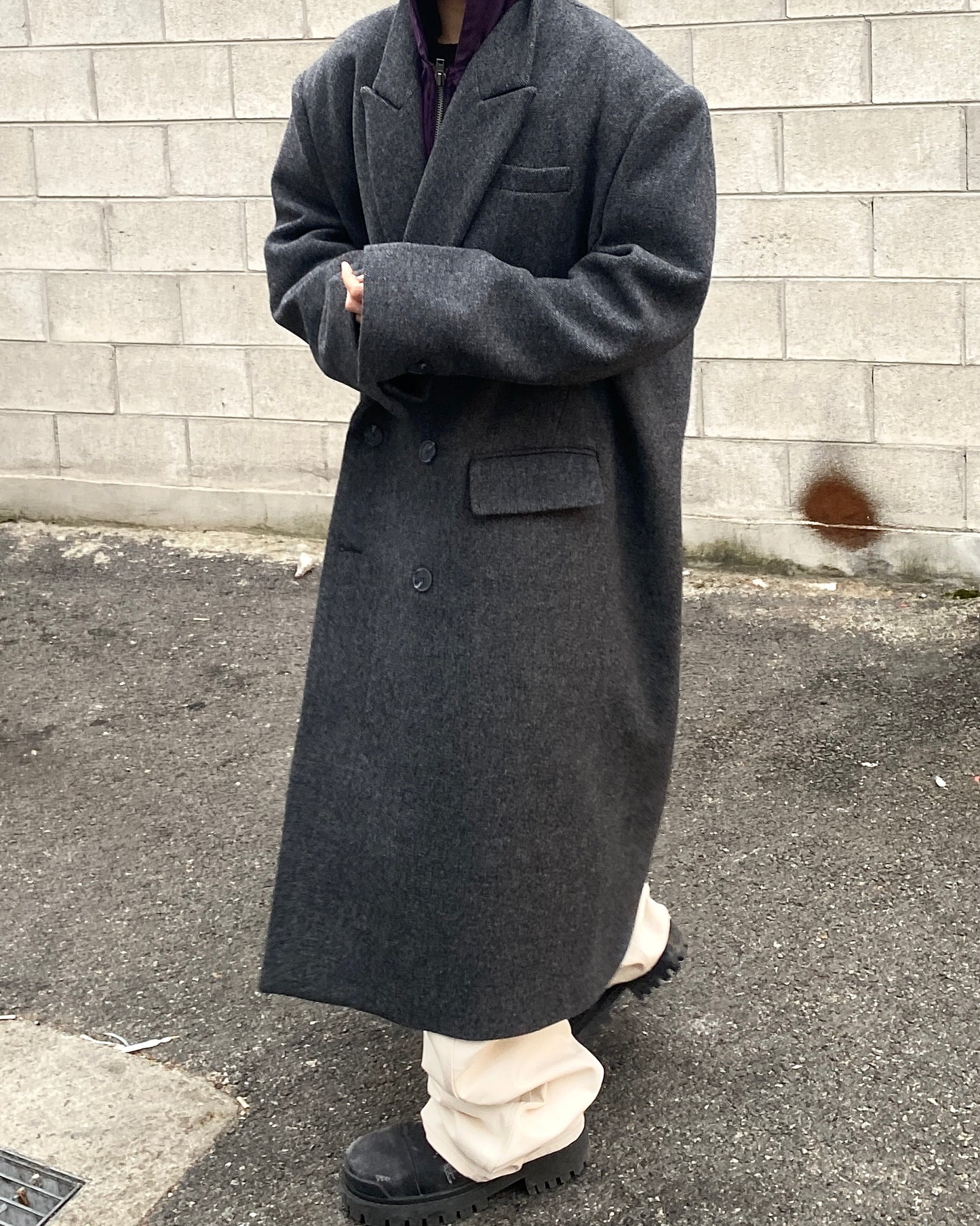 Undermycar OVER BOXY FIT TAILORED COAT