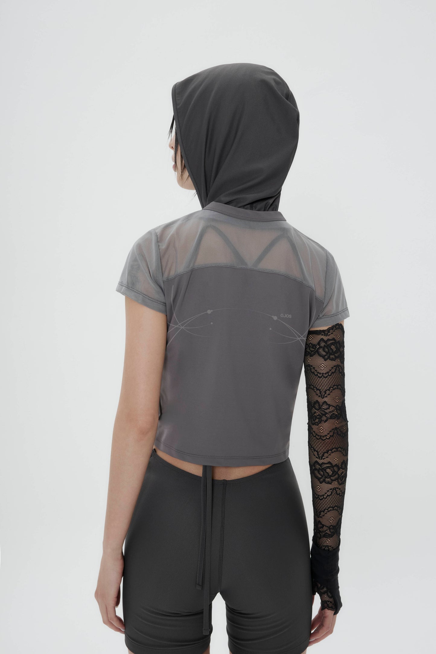 OJOS Half Sheer Jersey T