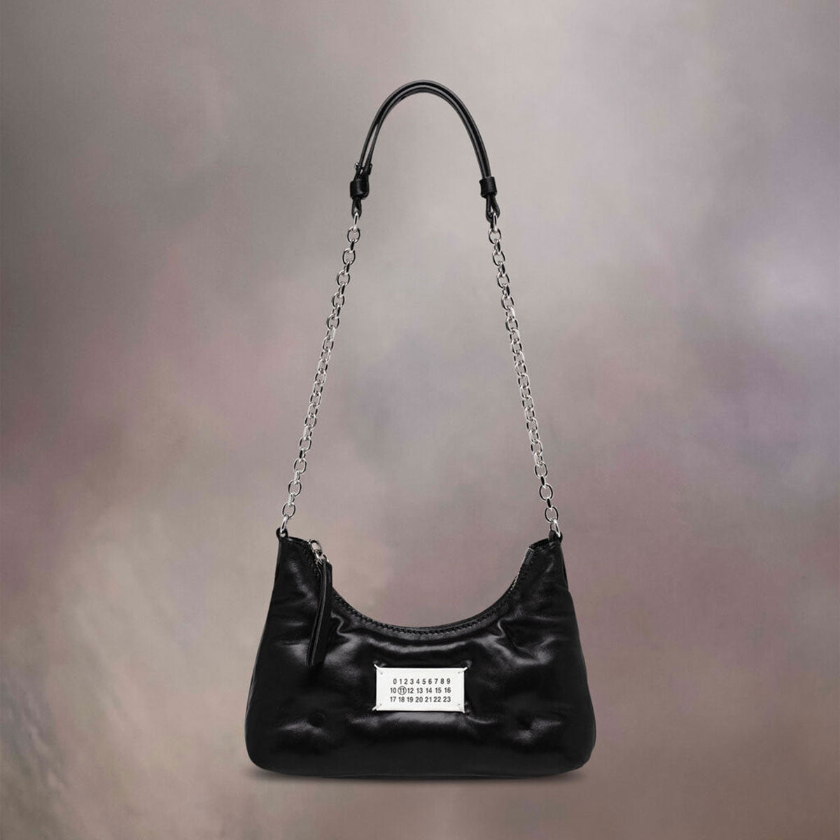 SB1WG0021P4300T8013 Glam Slam hobo micro Black