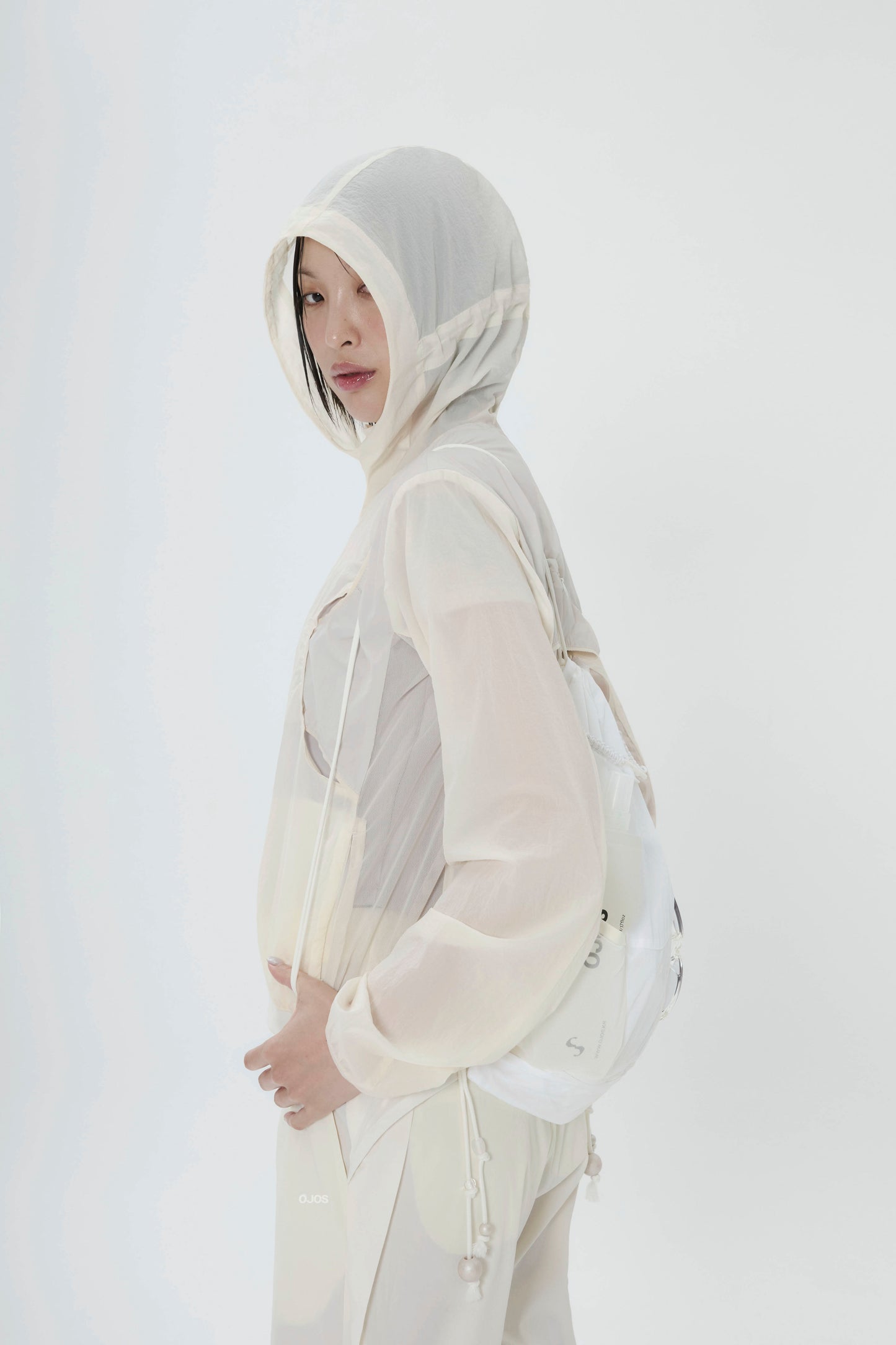 OJOS Sheer Shoecase Mesh Gymsack