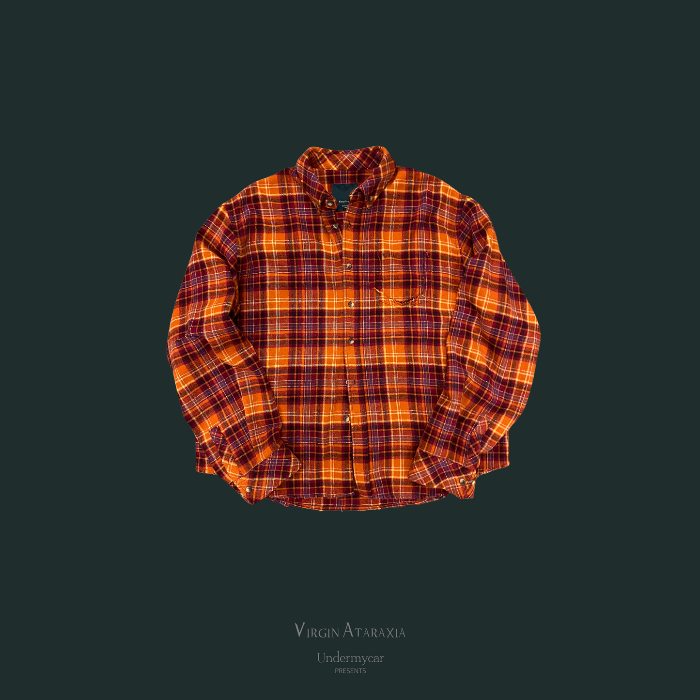Undermycar WALKING DEAD'S ZOMBIE FLANNEL CHECK SHIRTS