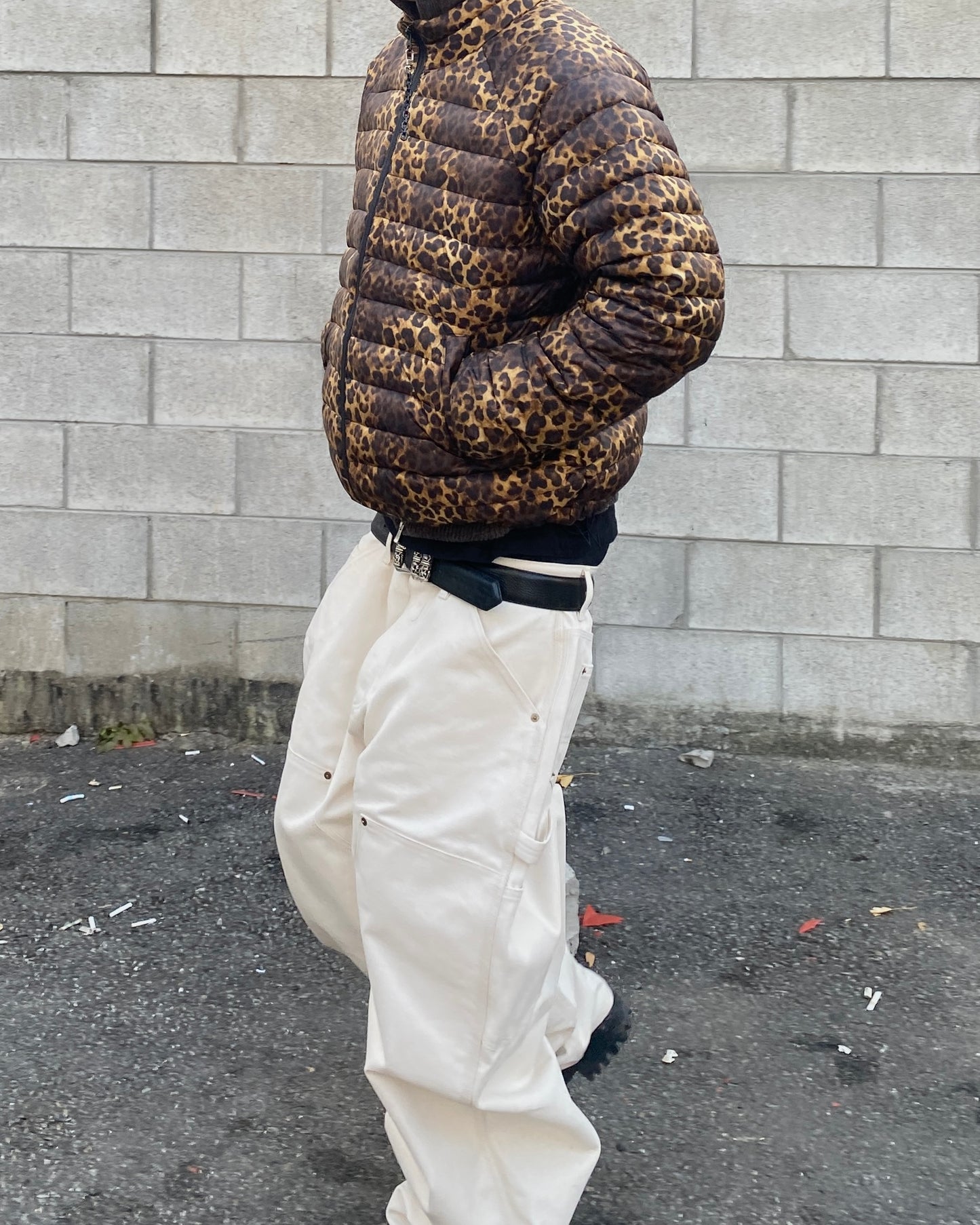 Undermycar HOMMAGE EMBRACED AVIATOR SLIM PUFFER JACKET