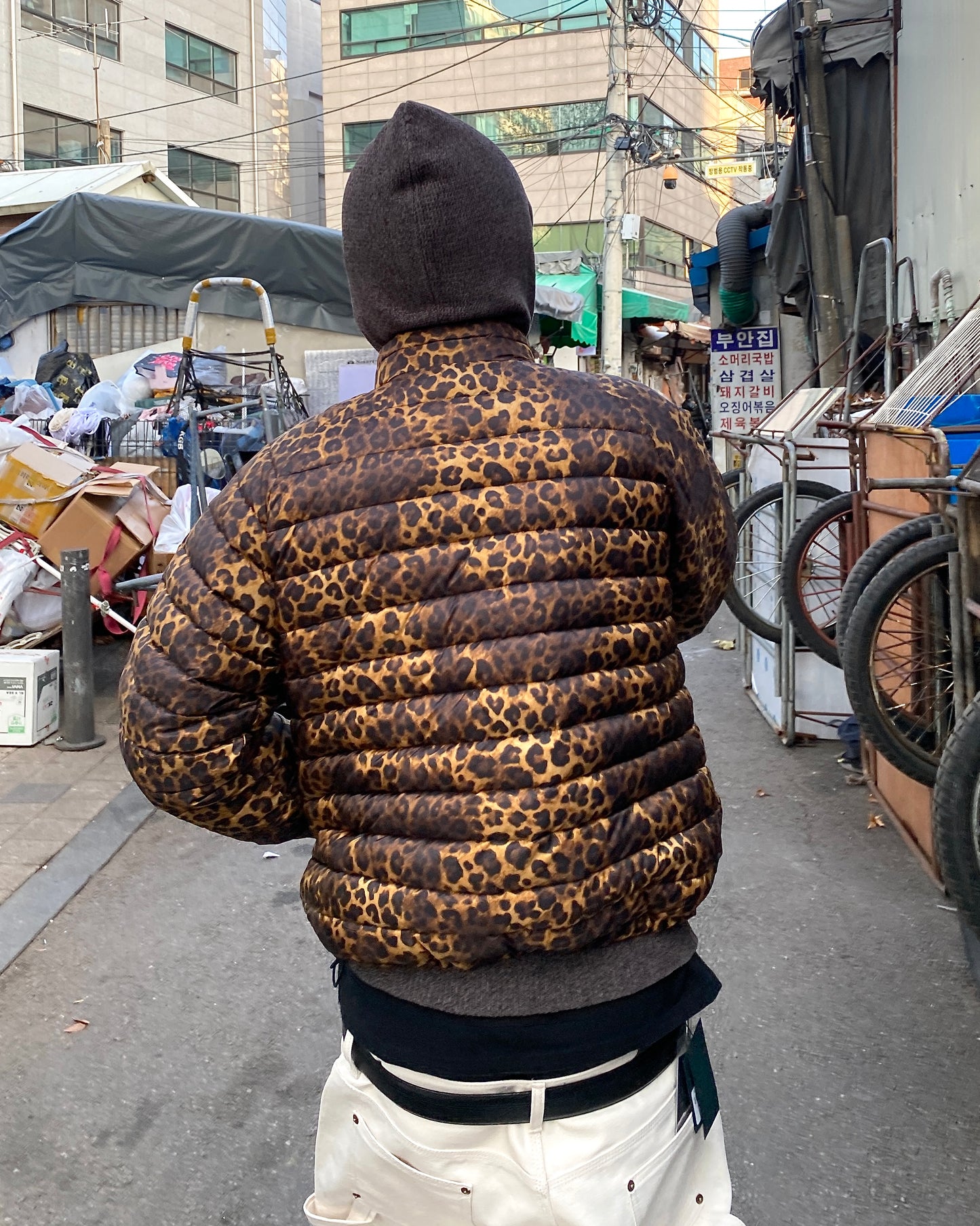 Undermycar HOMMAGE EMBRACED AVIATOR SLIM PUFFER JACKET