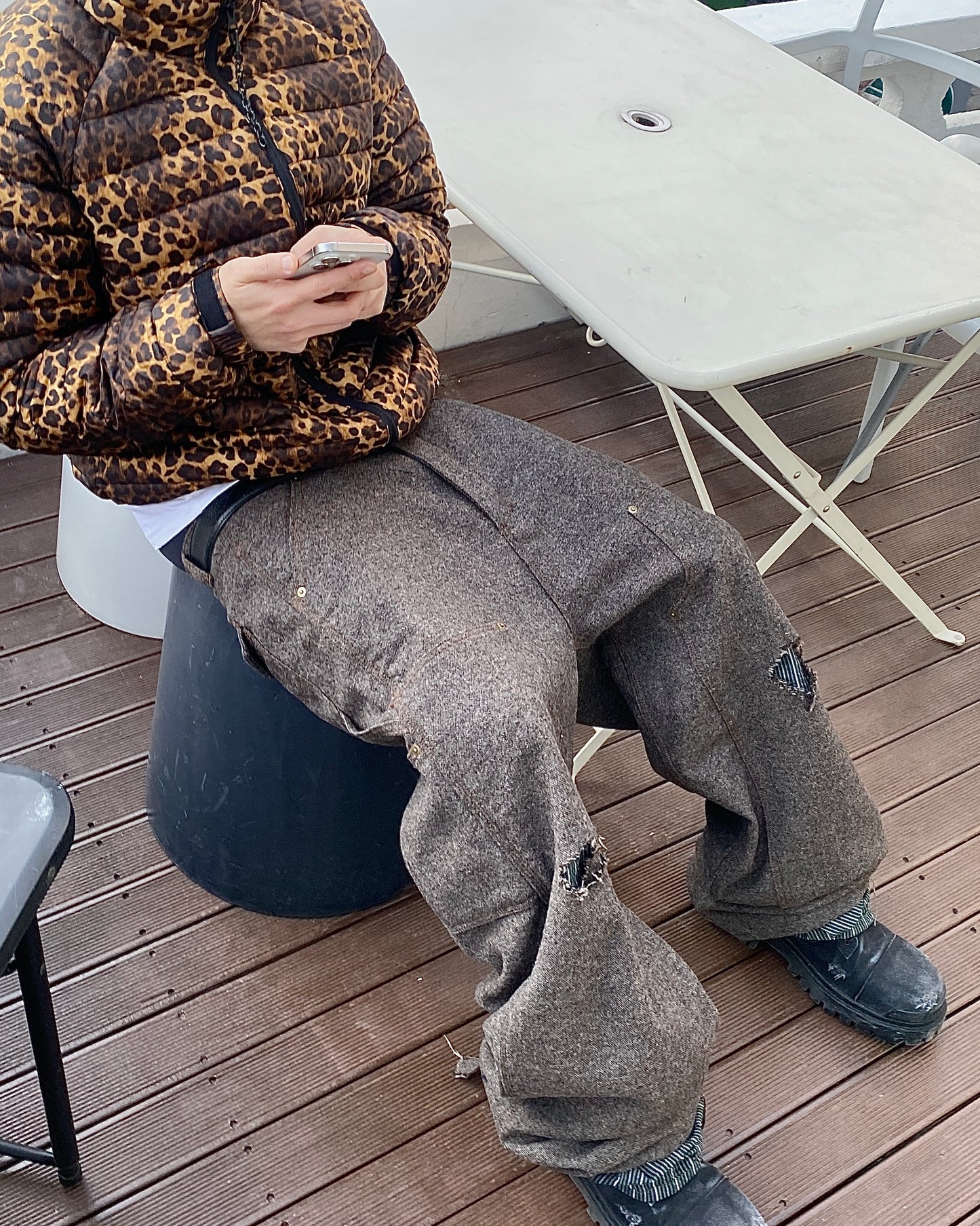 Undermycar BILL THE BUTCHER 2-LAYERED VINTAGE WOOL CARPENTER