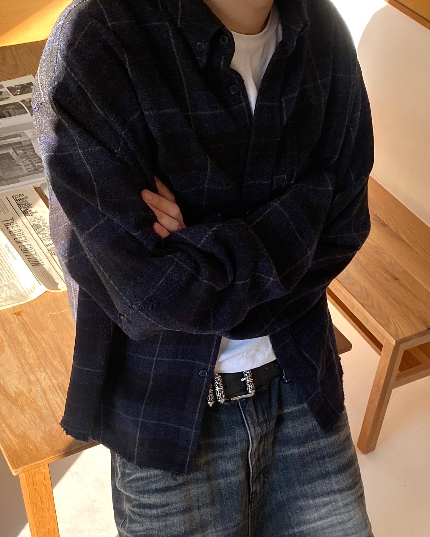 Undermycar WALKING DEAD'S ZOMBIE FLANNEL CHECK SHIRTS