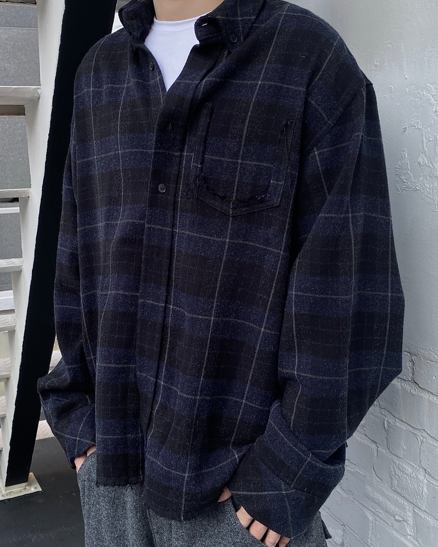 Undermycar WALKING DEAD'S ZOMBIE FLANNEL CHECK SHIRTS