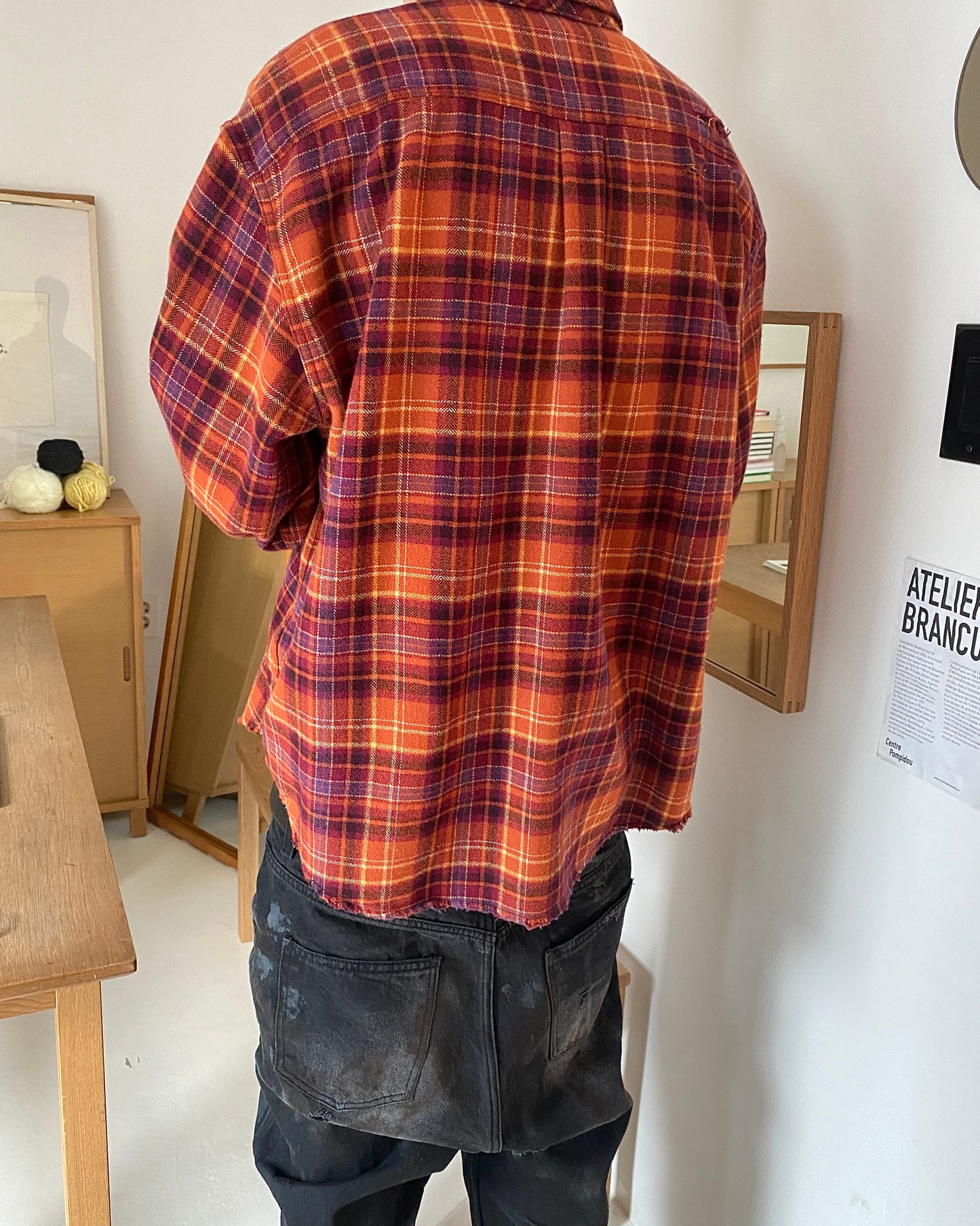 Undermycar WALKING DEAD'S ZOMBIE FLANNEL CHECK SHIRTS