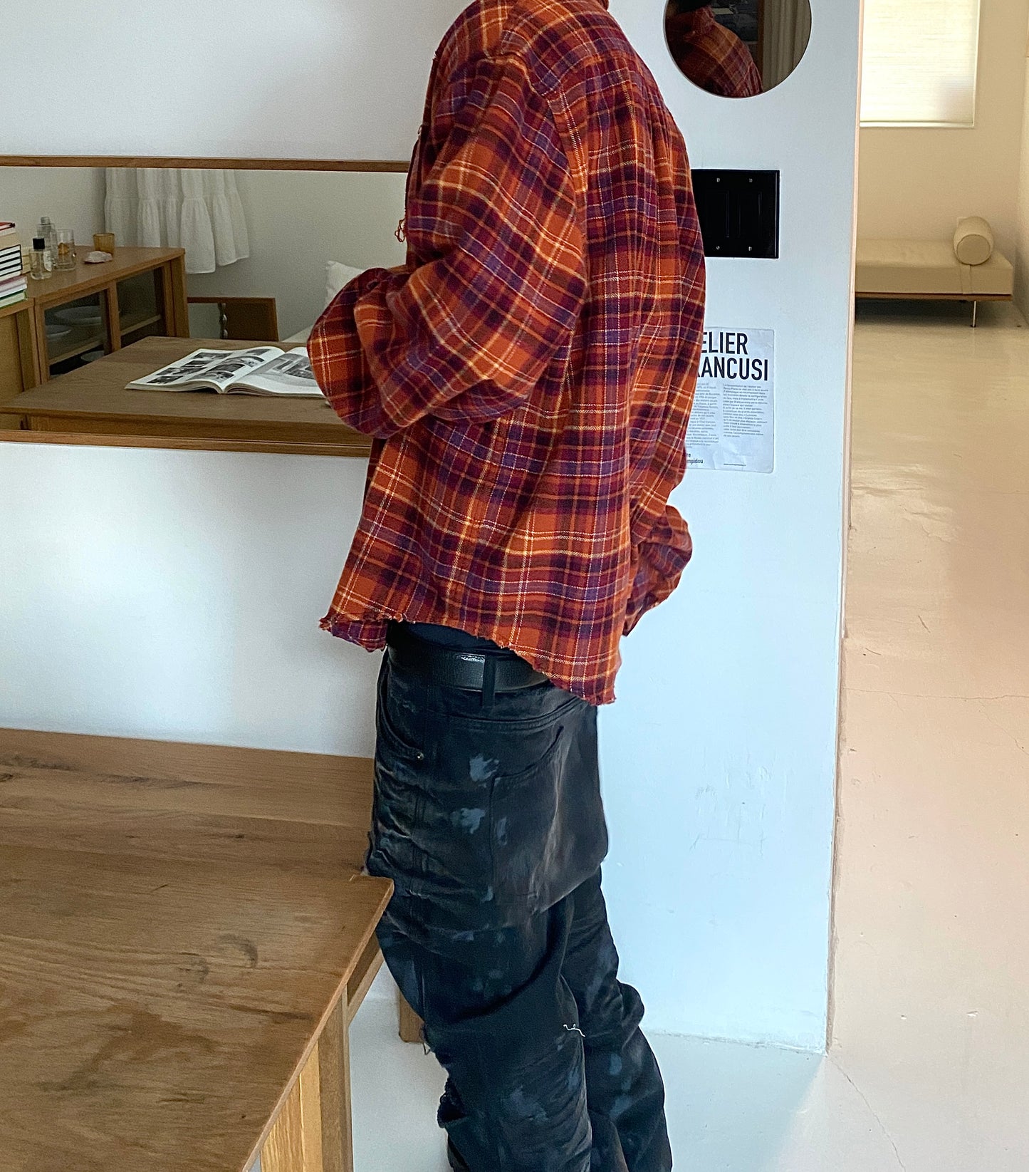 Undermycar WALKING DEAD'S ZOMBIE FLANNEL CHECK SHIRTS