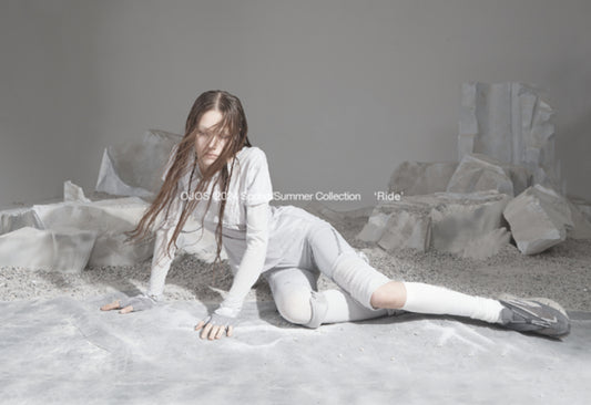String Warmer Leggings / Cream