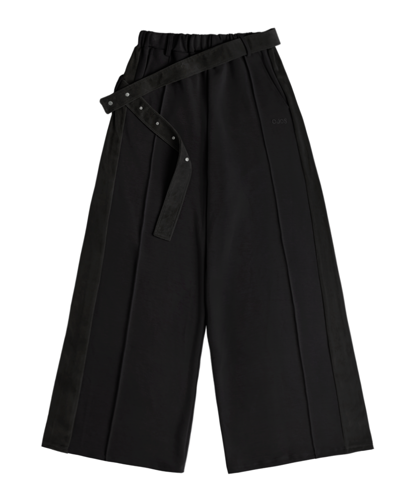 OJOS Belt Wide Sweat Pants