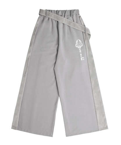 OJOS Belt Wide Sweat Pants