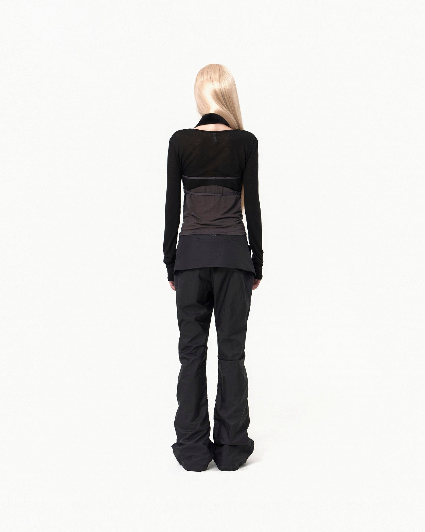 OJOS Detachable Layered Pocket Pants