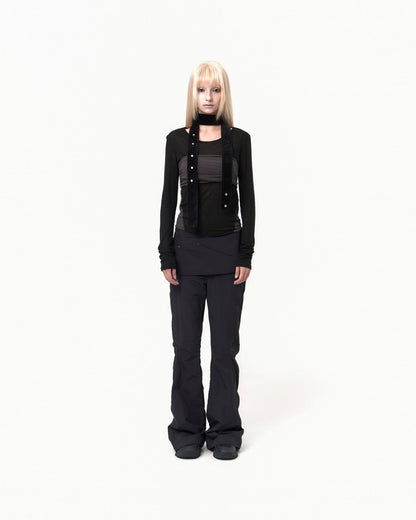 OJOS Detachable Layered Pocket Pants