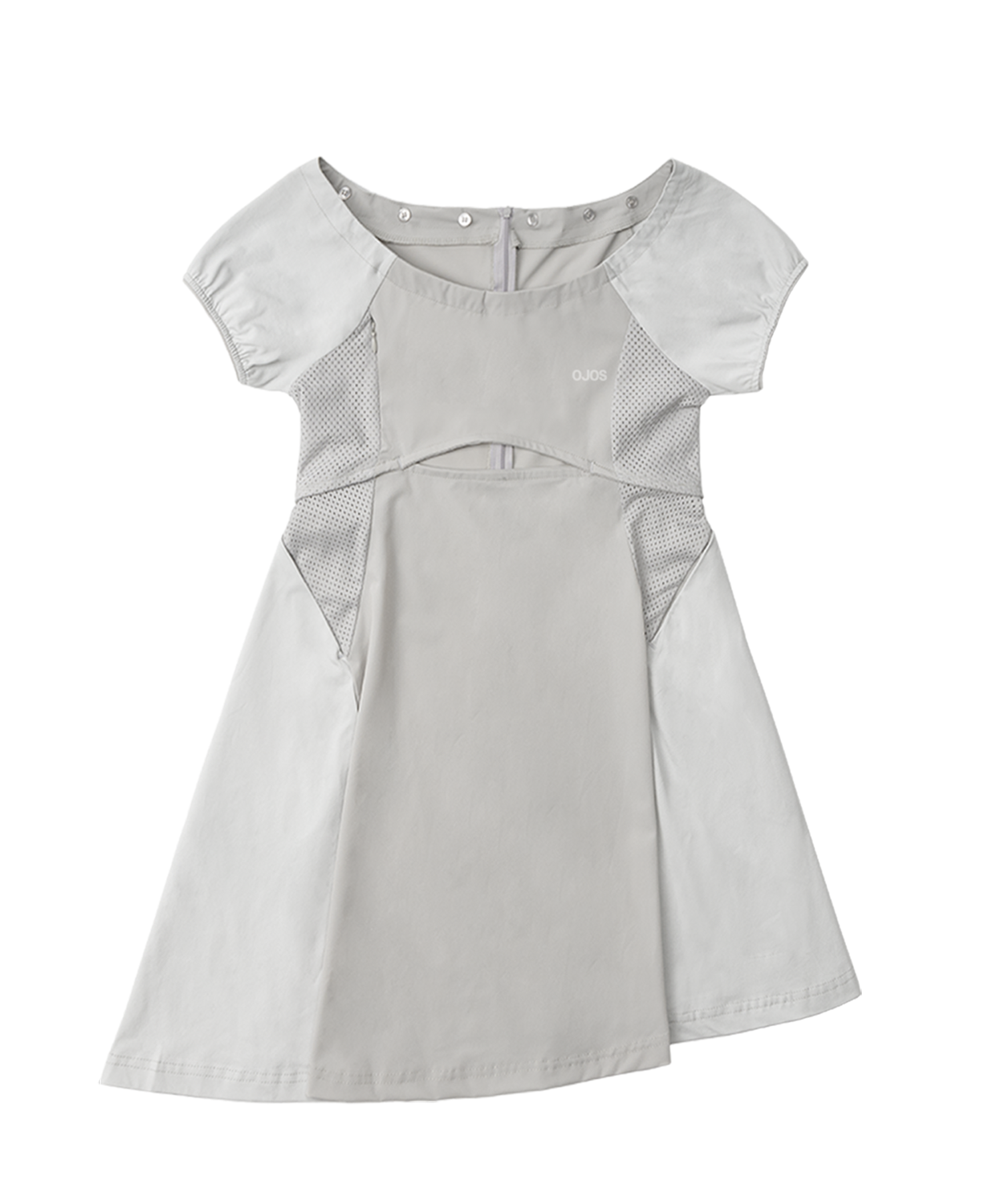 OJOS Capsleeve Slit Mini Dress – DALAC SEOUL OJOS Capsleeve Slit Mini Dress – DALAC SEOUL