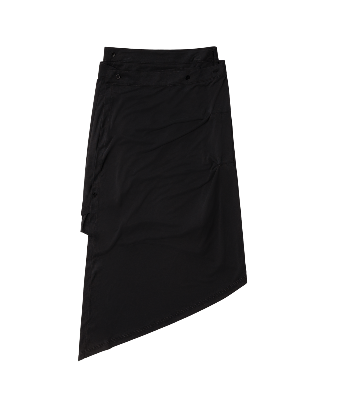 OJOS Jersey Drape Wrap Skirt