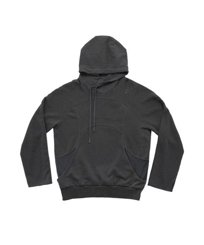 Ojos Pigment Asymmetrical Hoodie