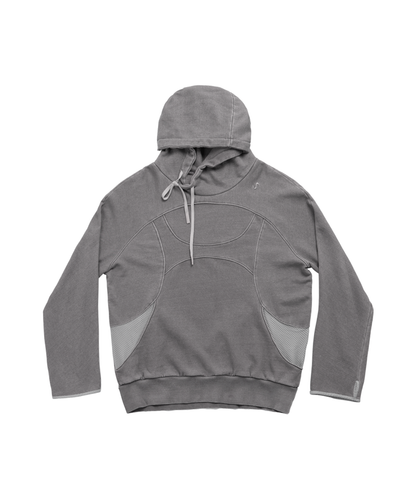 Ojos Pigment Asymmetrical Hoodie