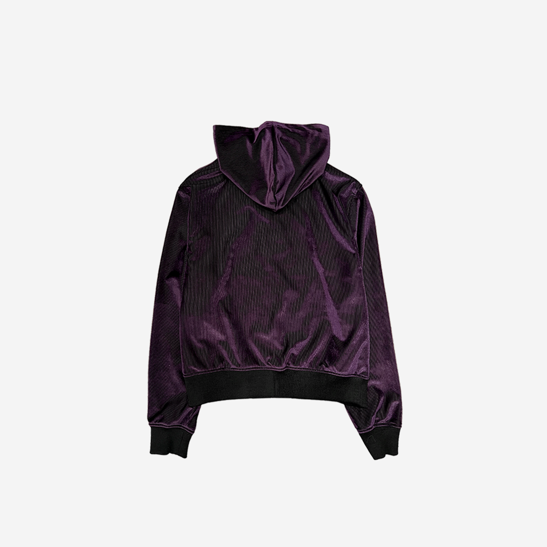 Purple velvet hoodie sale