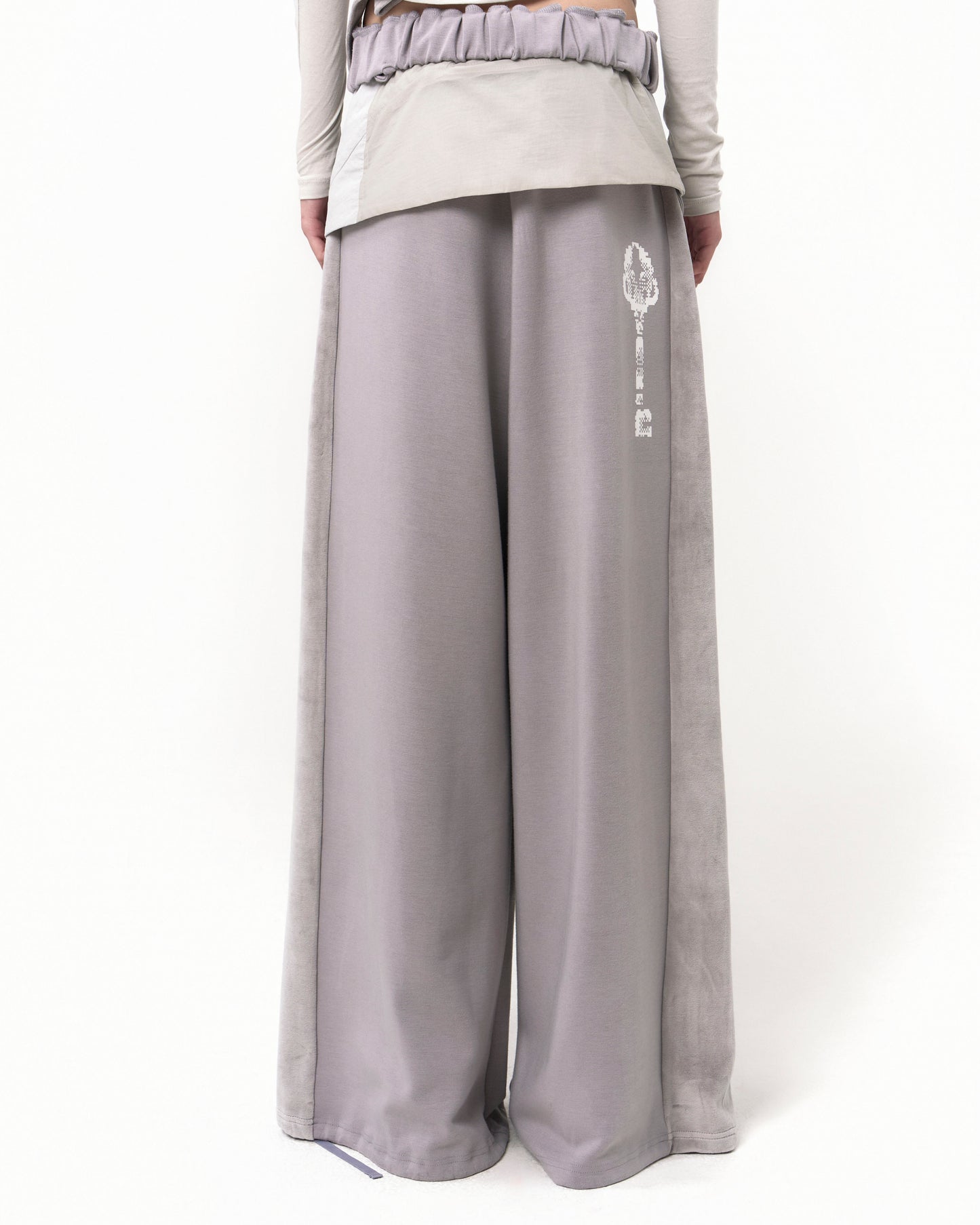 OJOS Belt Wide Sweat Pants