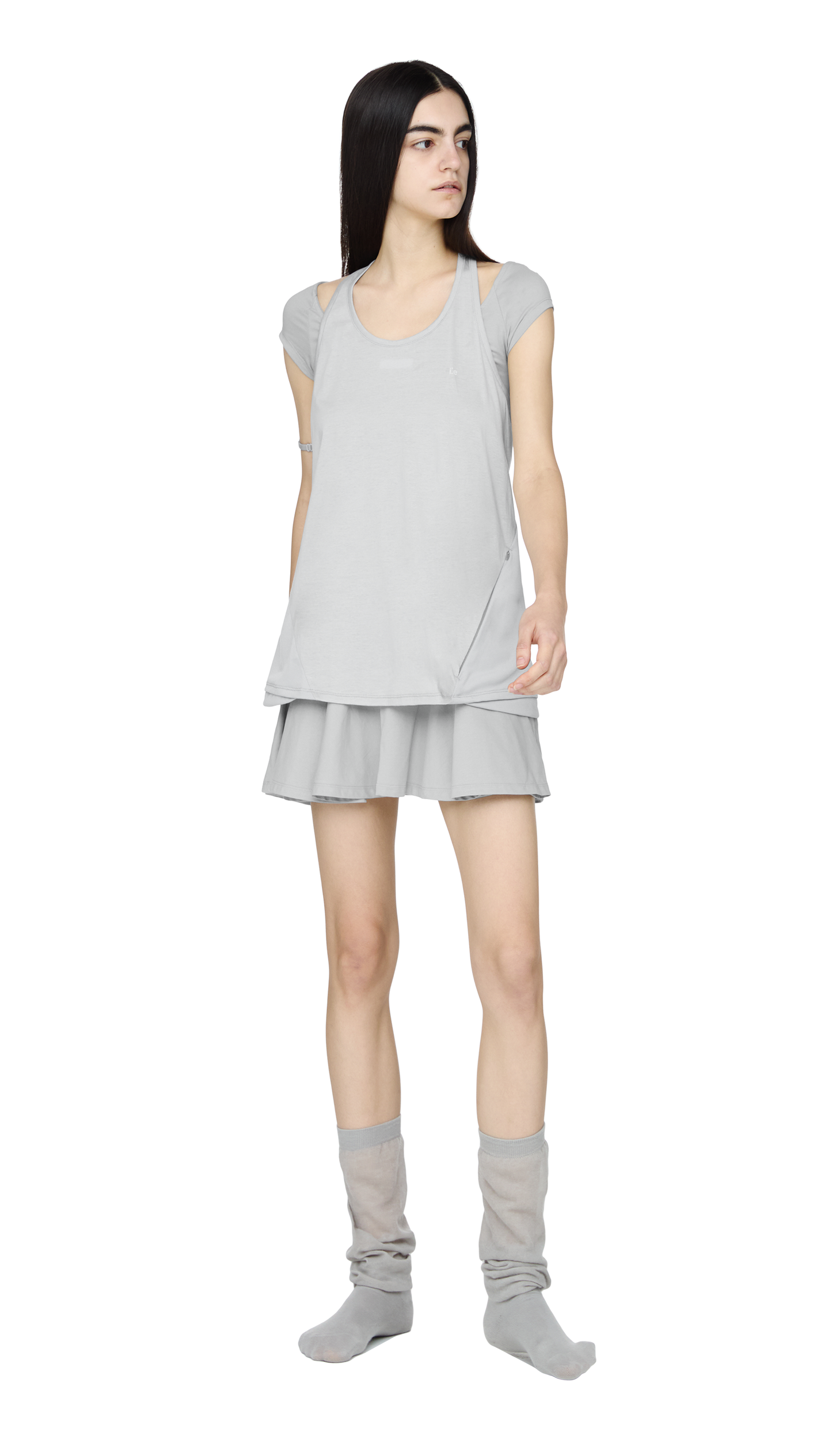 OJOS i:e Fluid Capsleeve Dress 01